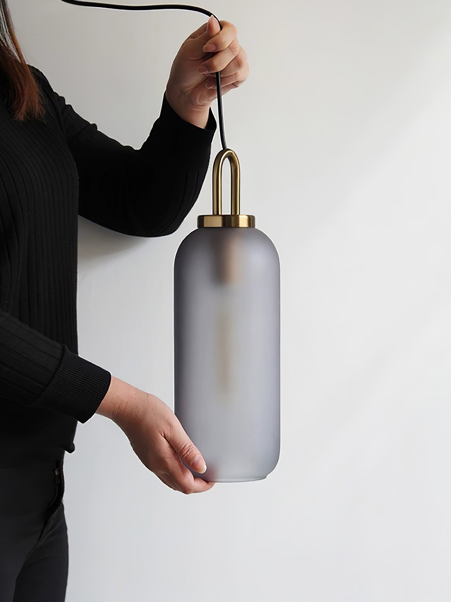 Pendulum Glass Capsule Pendant