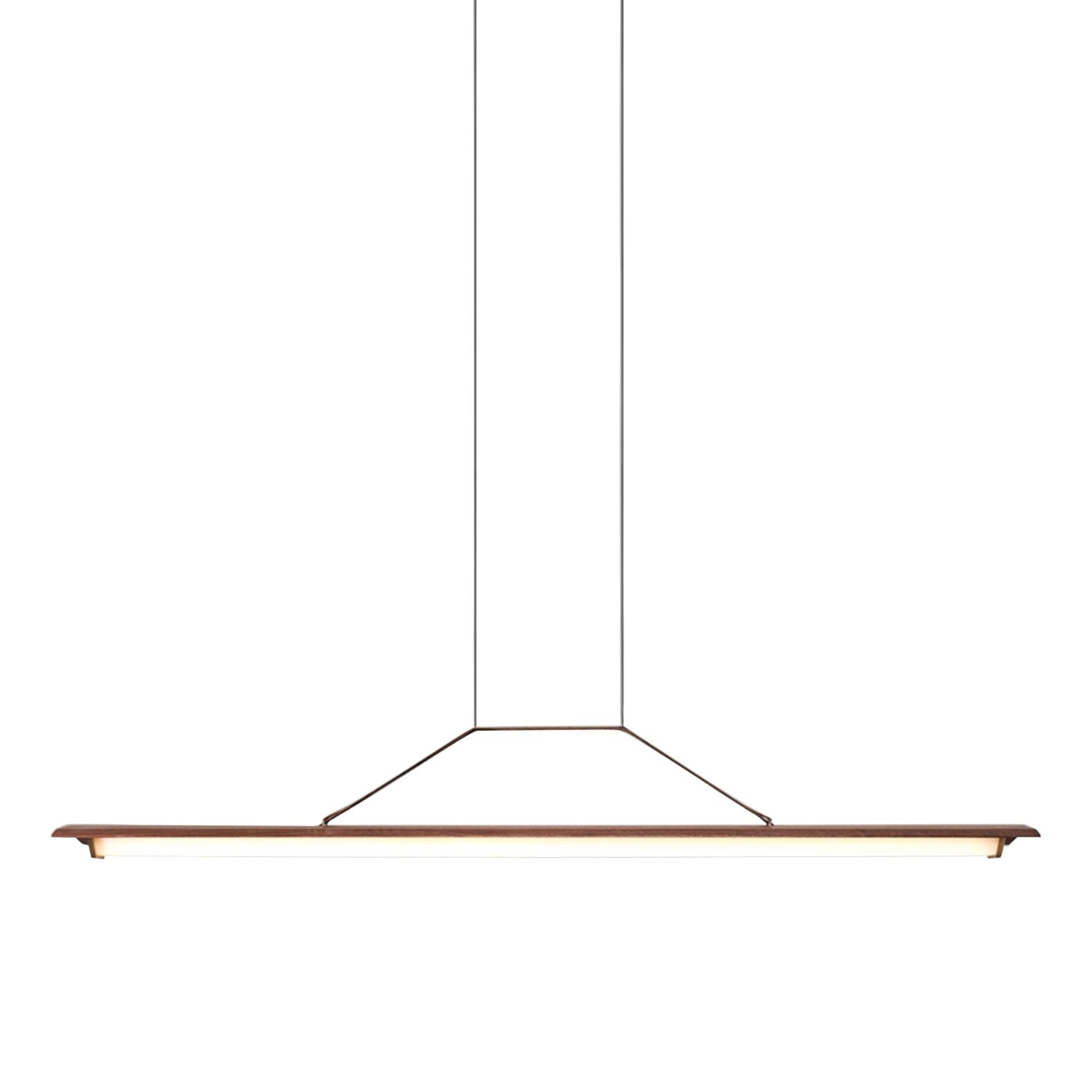 Penna 64.5"W Brass 2700K LED Kitchen Linear Pendant