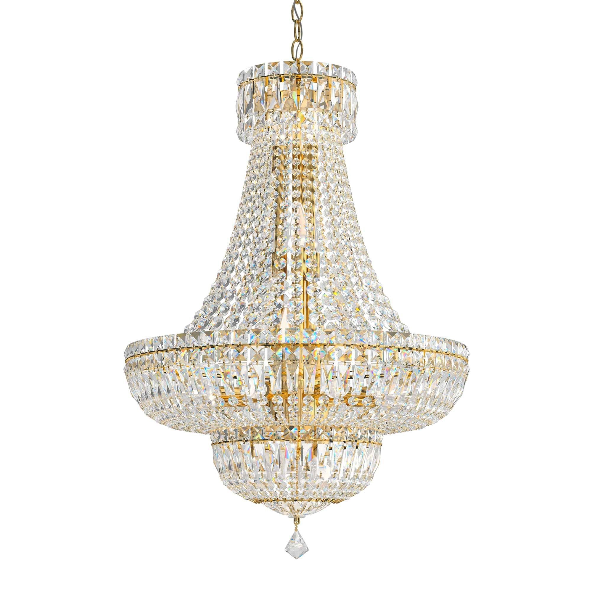 Petit Crystal Deluxe 31"H X 20-Light Chandelier
