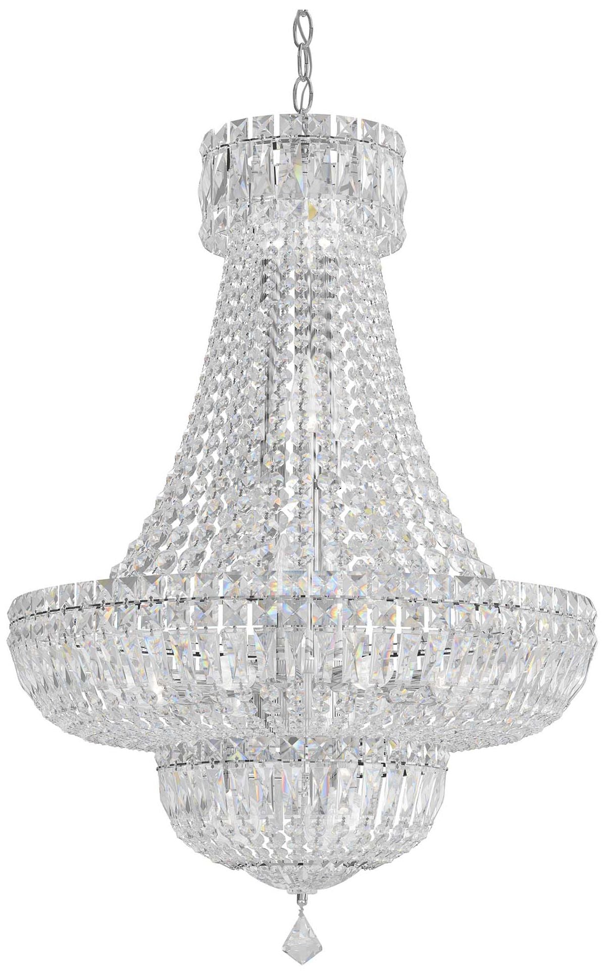 Petit Crystal Deluxe 31"H X 20-Light Chandelier