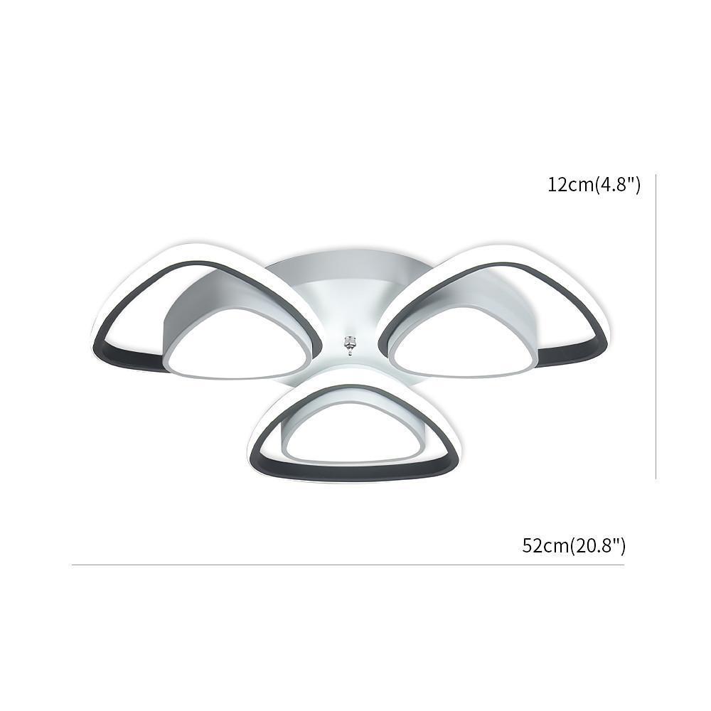 Unique Geometric LED Flush Mount Ceiling Light