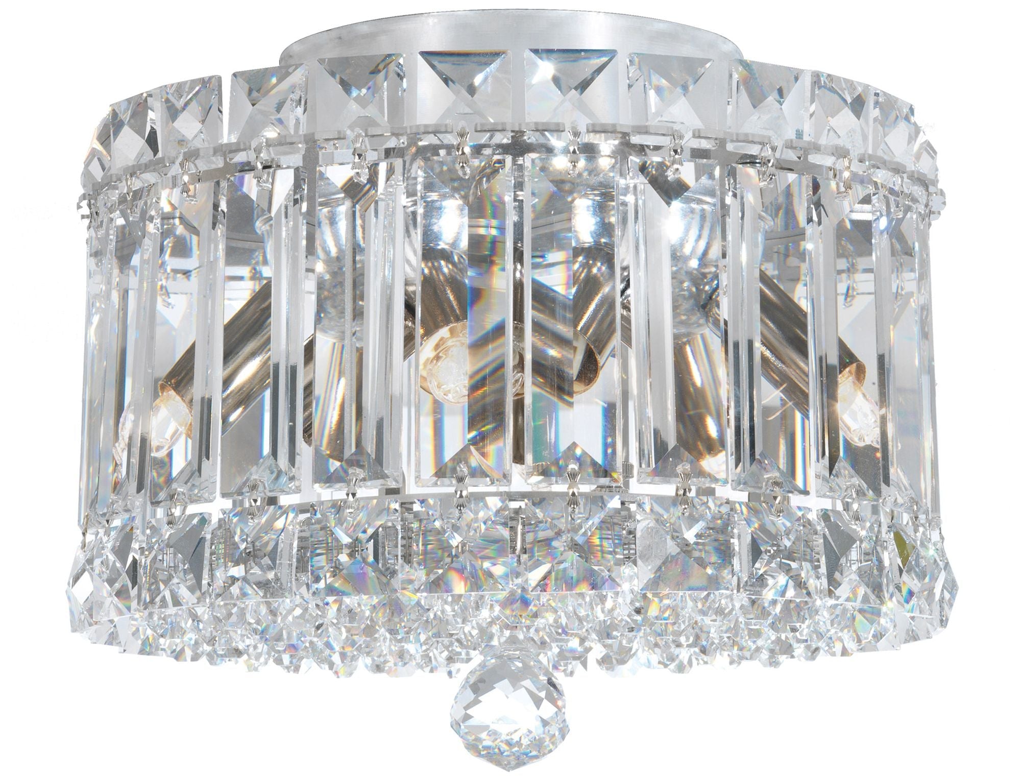 Plaza 7"H X 4-Light Crystal Flush Mount