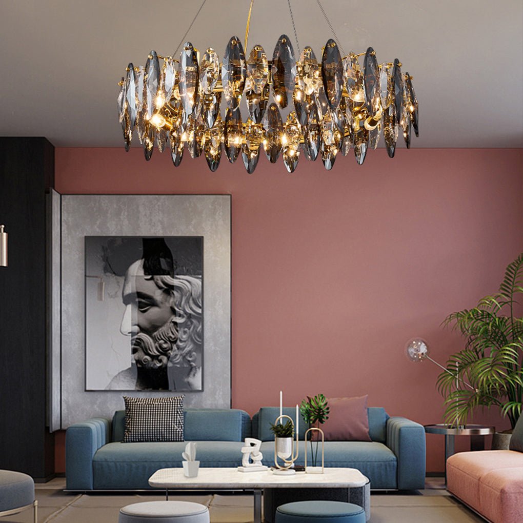 Postmodern Personality Crystal Chandelier with LED
