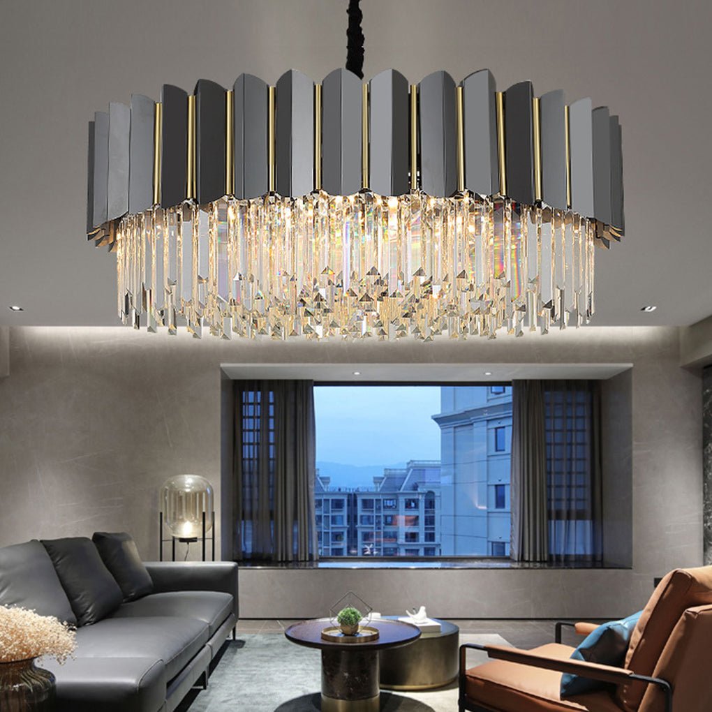 Postmodern Personality Three-color LED Room Chandelier