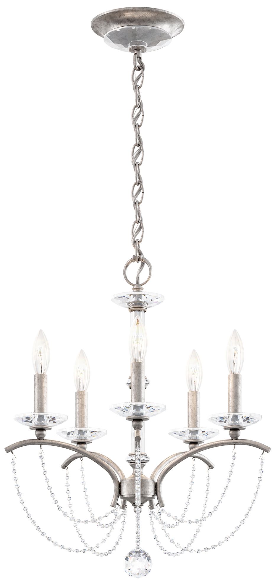 Priscilla 22"H X 5-Light Crystal Chandelier