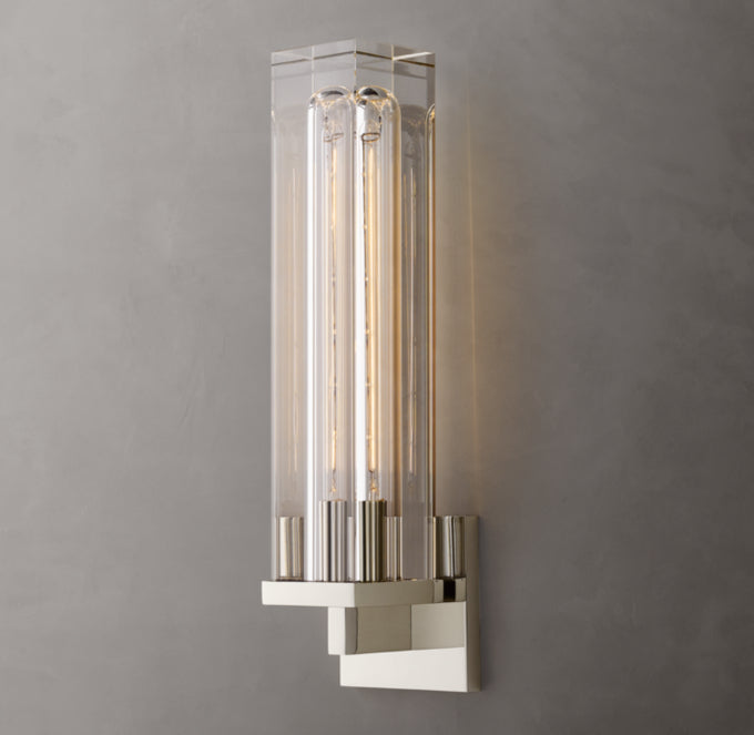 Savile Box Sconce, Bathroom Wall Sconce, detail 15