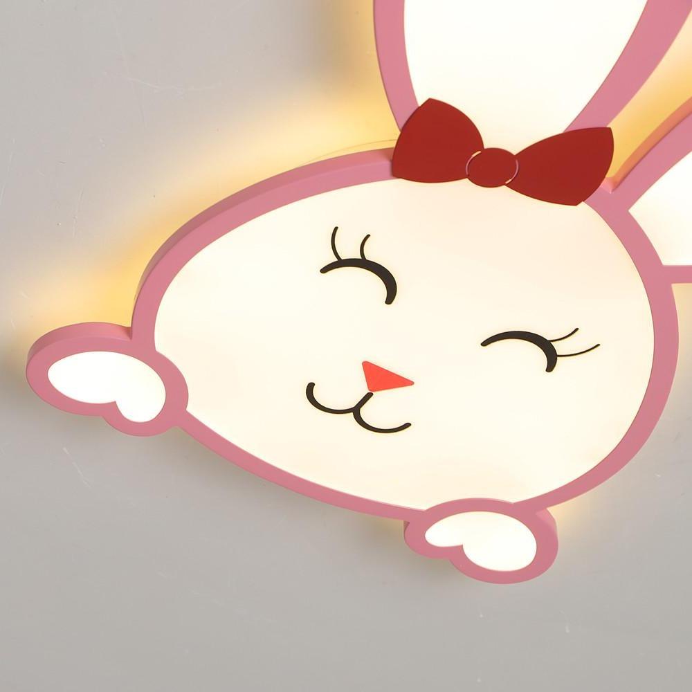 Novelty Bunny LED Flush Mount Ceiling Light for Baby