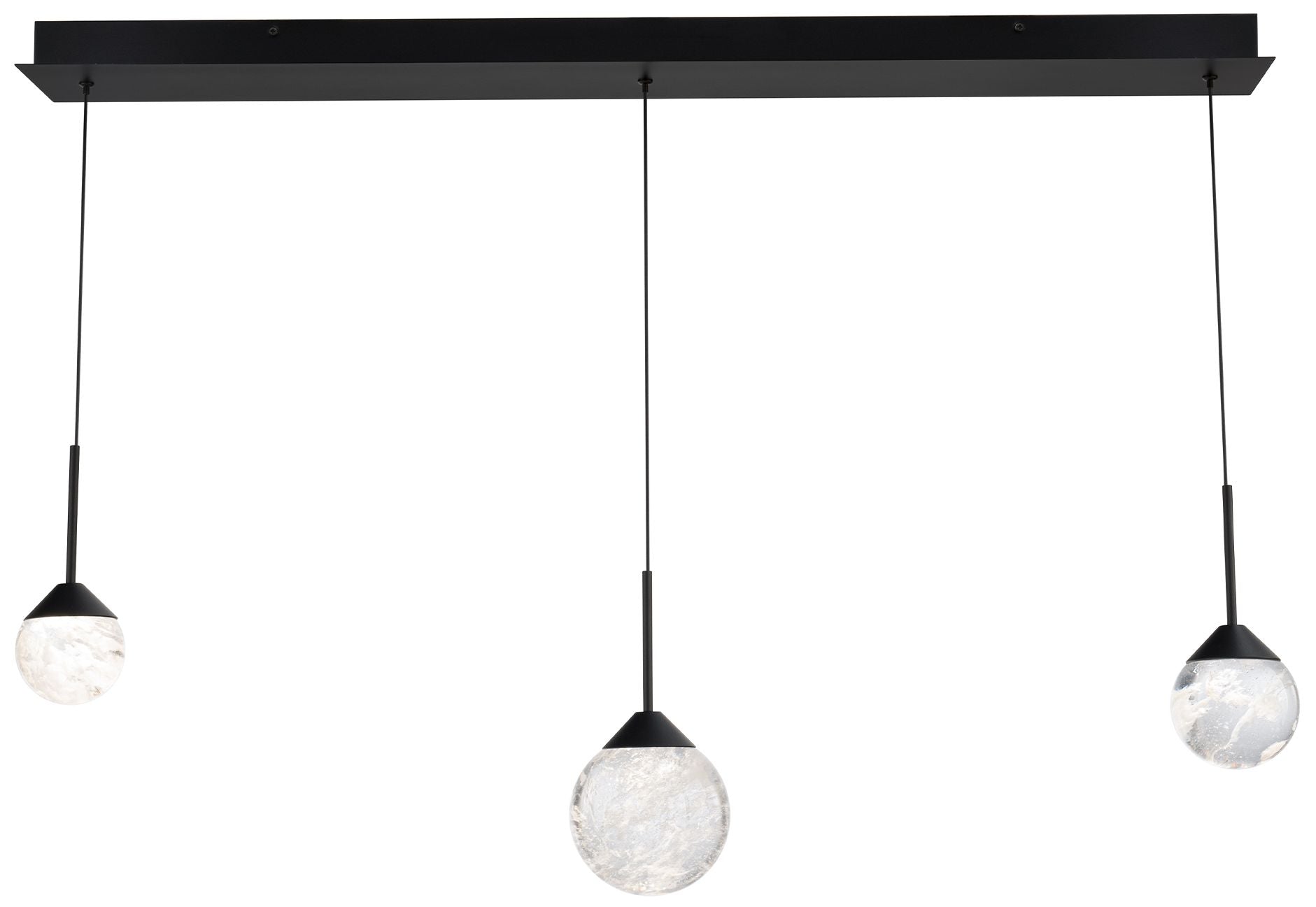 Quest 8"H X 3-Light Crystal Multi-Light Chandelier