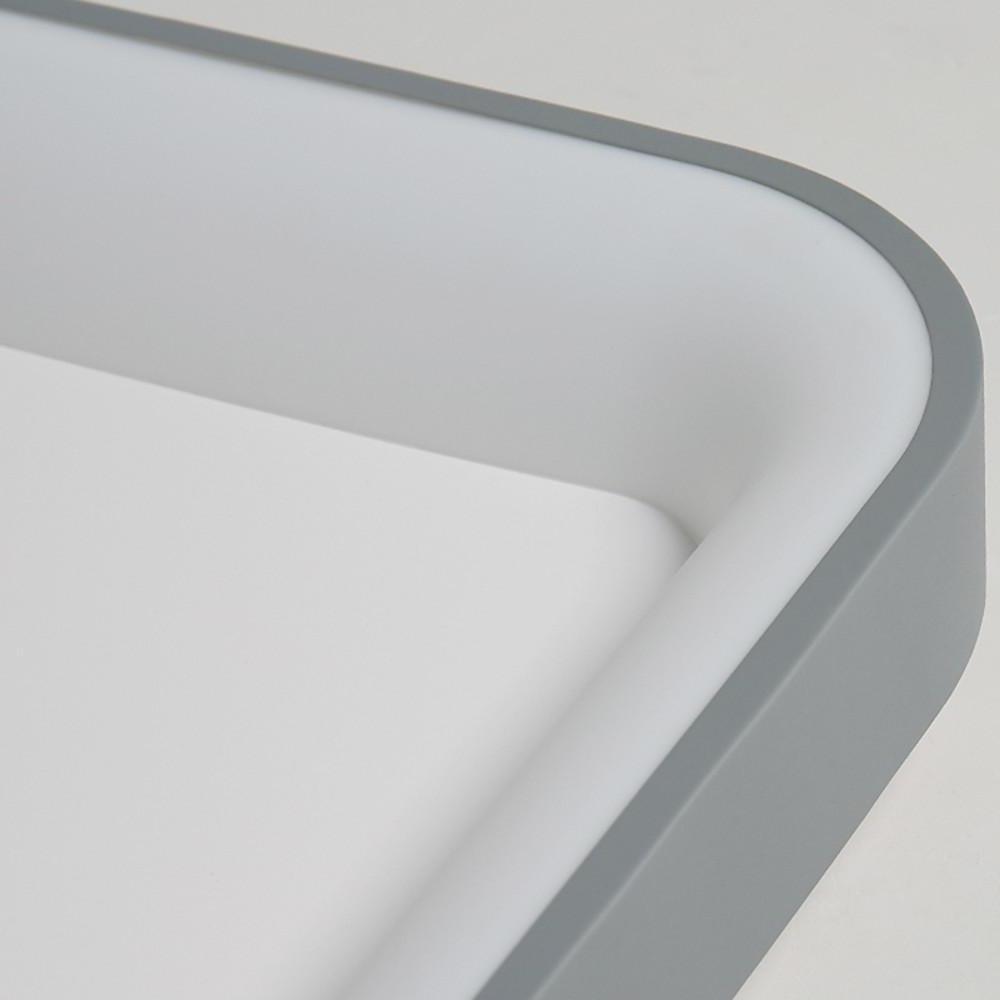 Square Shaped LED Flush Mount Ceiling Light for Bedroom