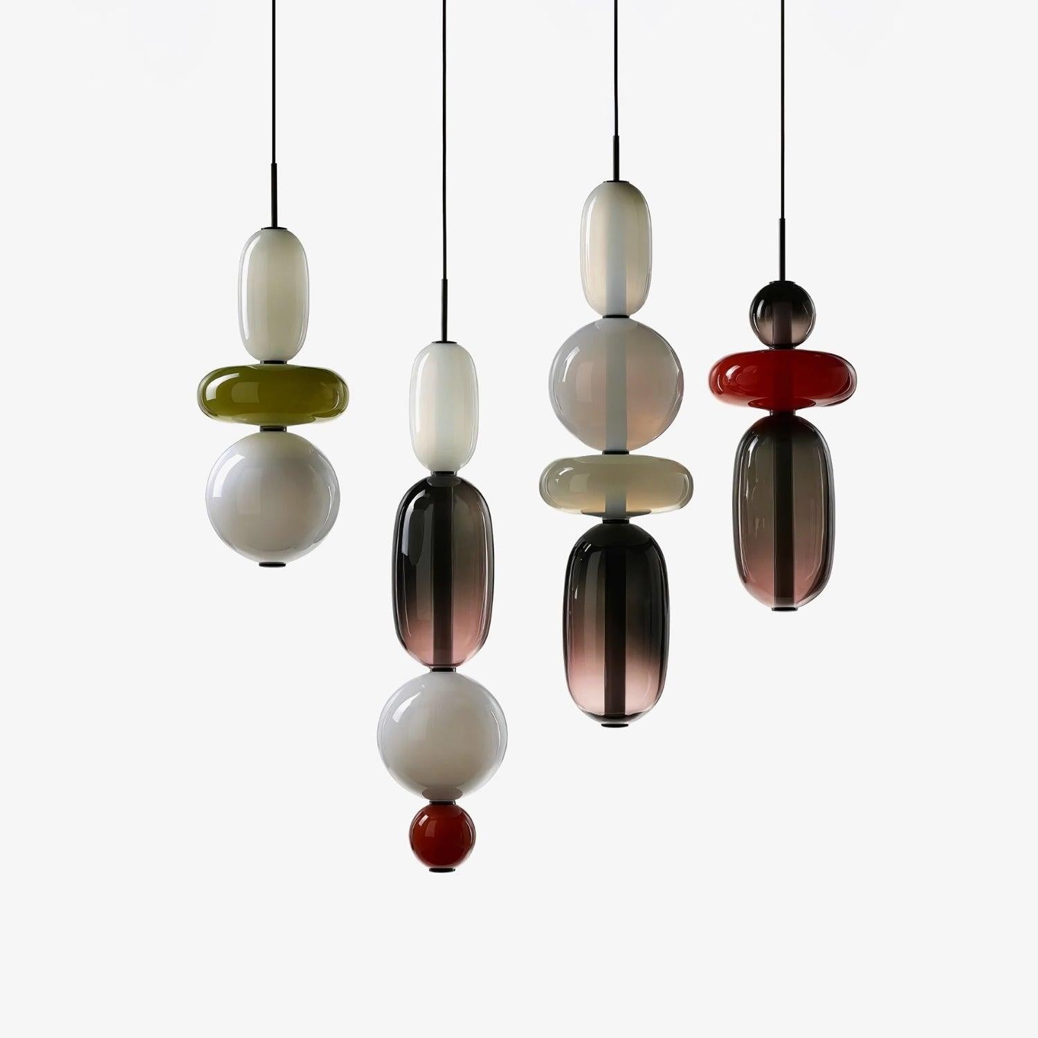 Rainfall Glass Pendant Light