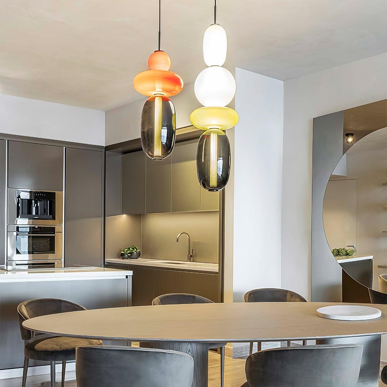 Rainfall Glass Pendant Light