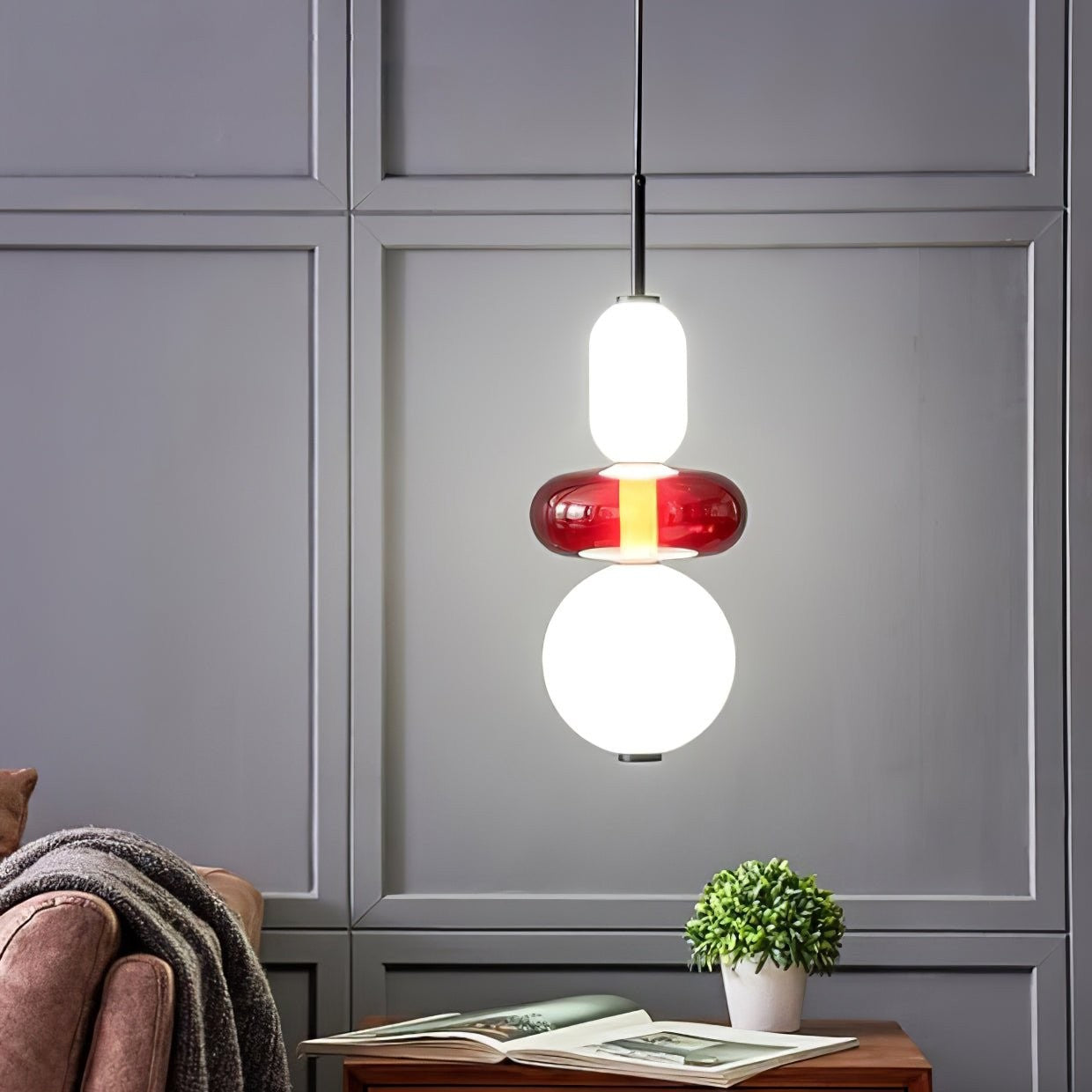 Rainfall Glass Pendant Light