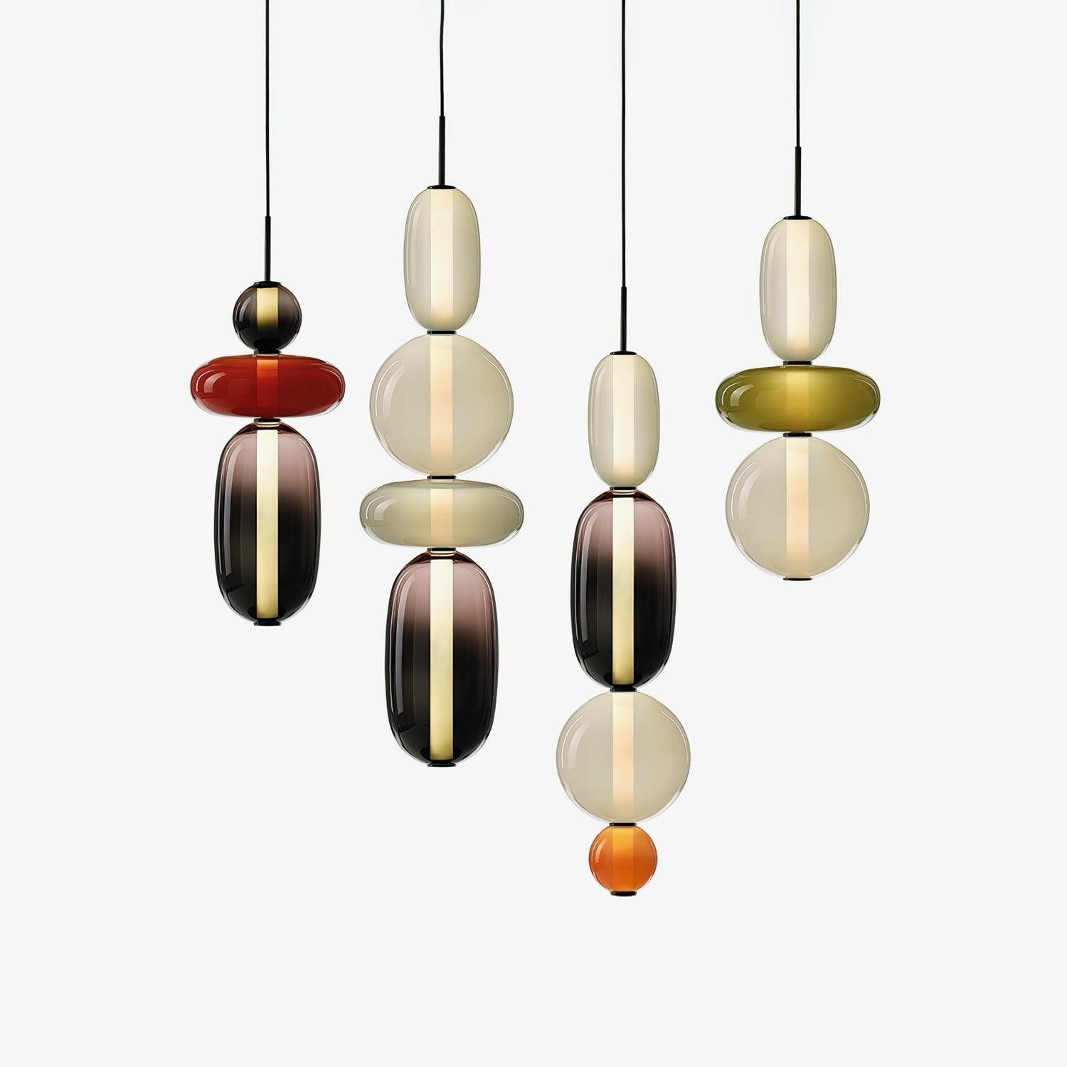 Rainfall Glass Pendant Light