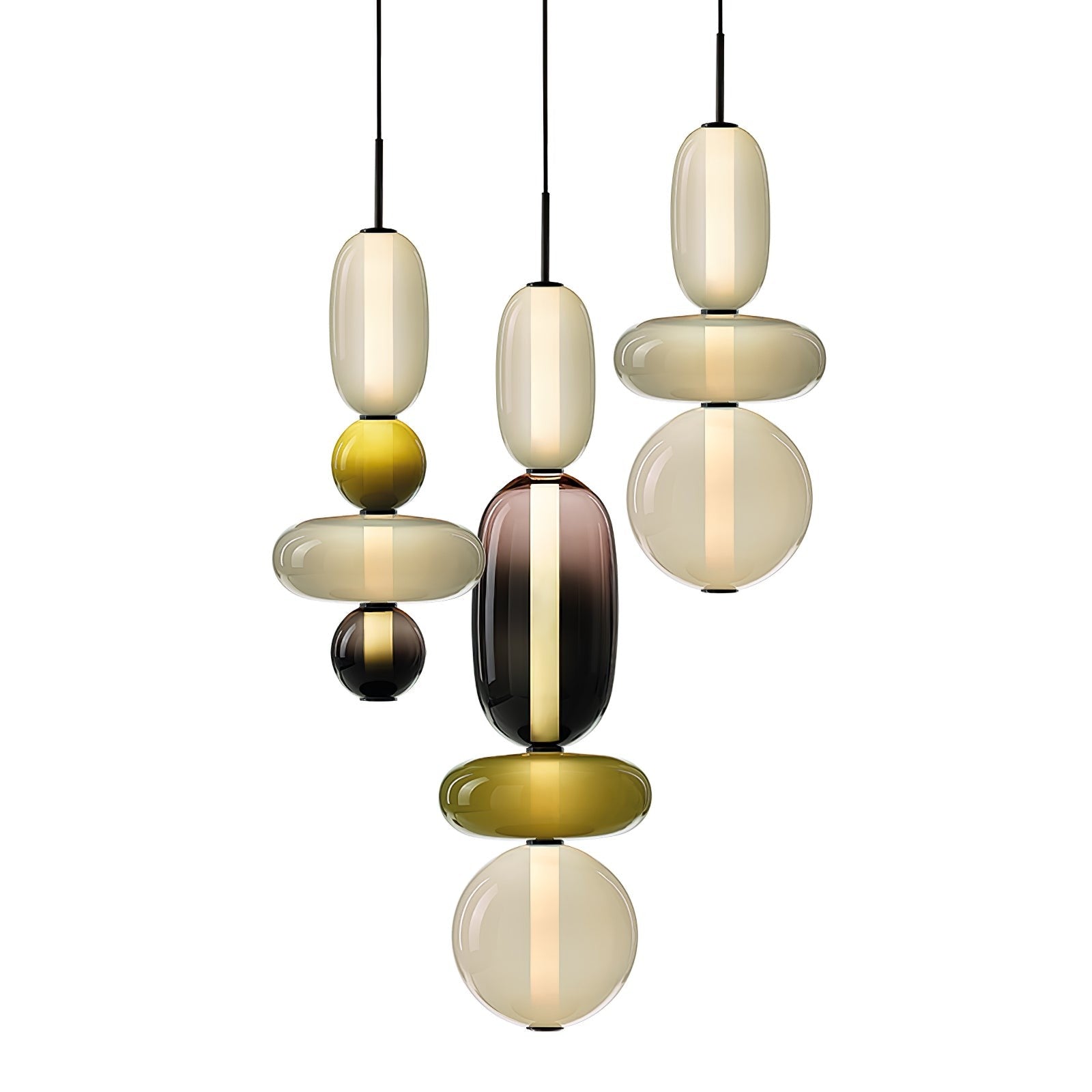 Rainfall Glass Pendant Light