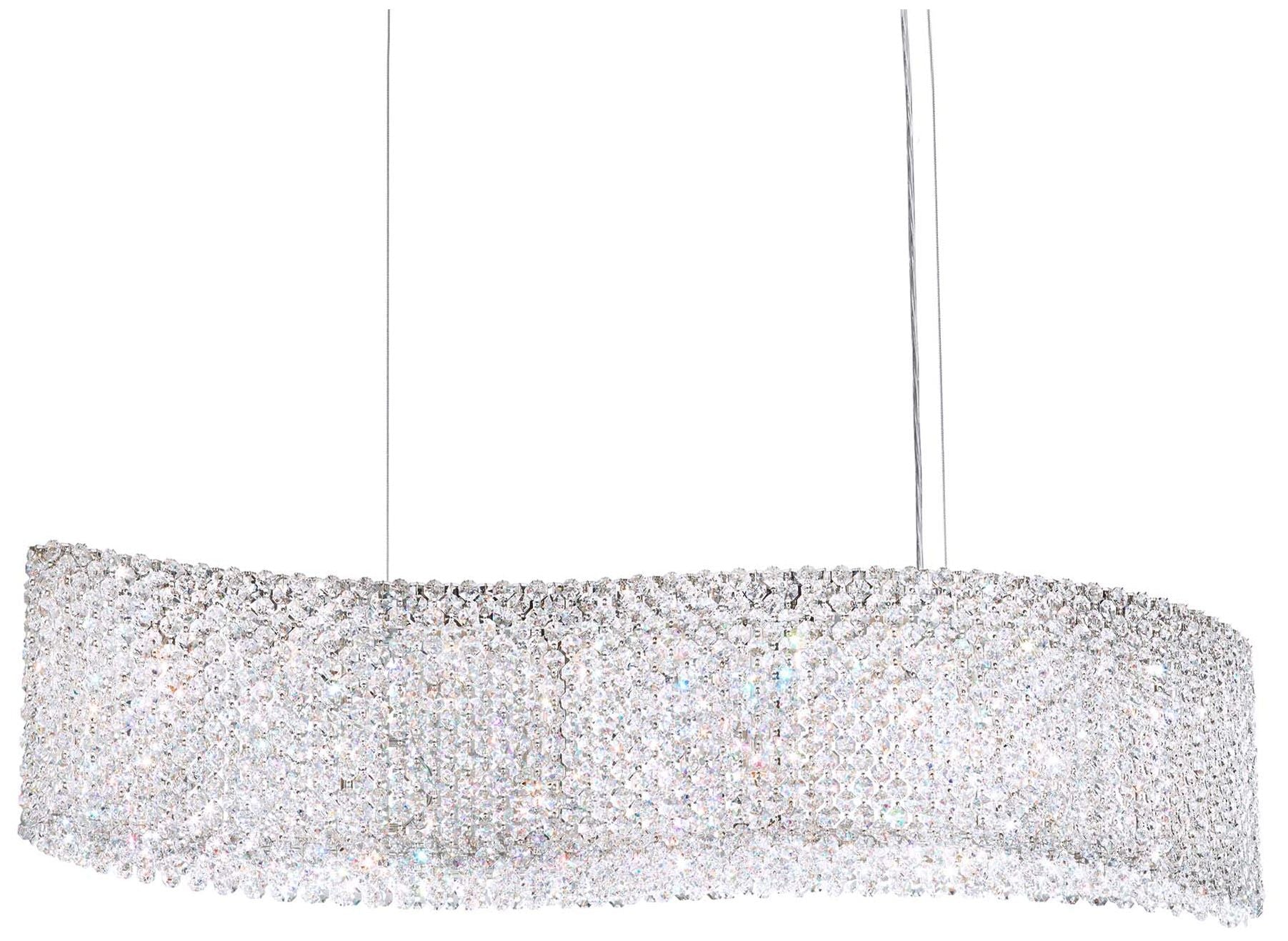 Refrax 8"H X 13-Light Crystal Chandelier