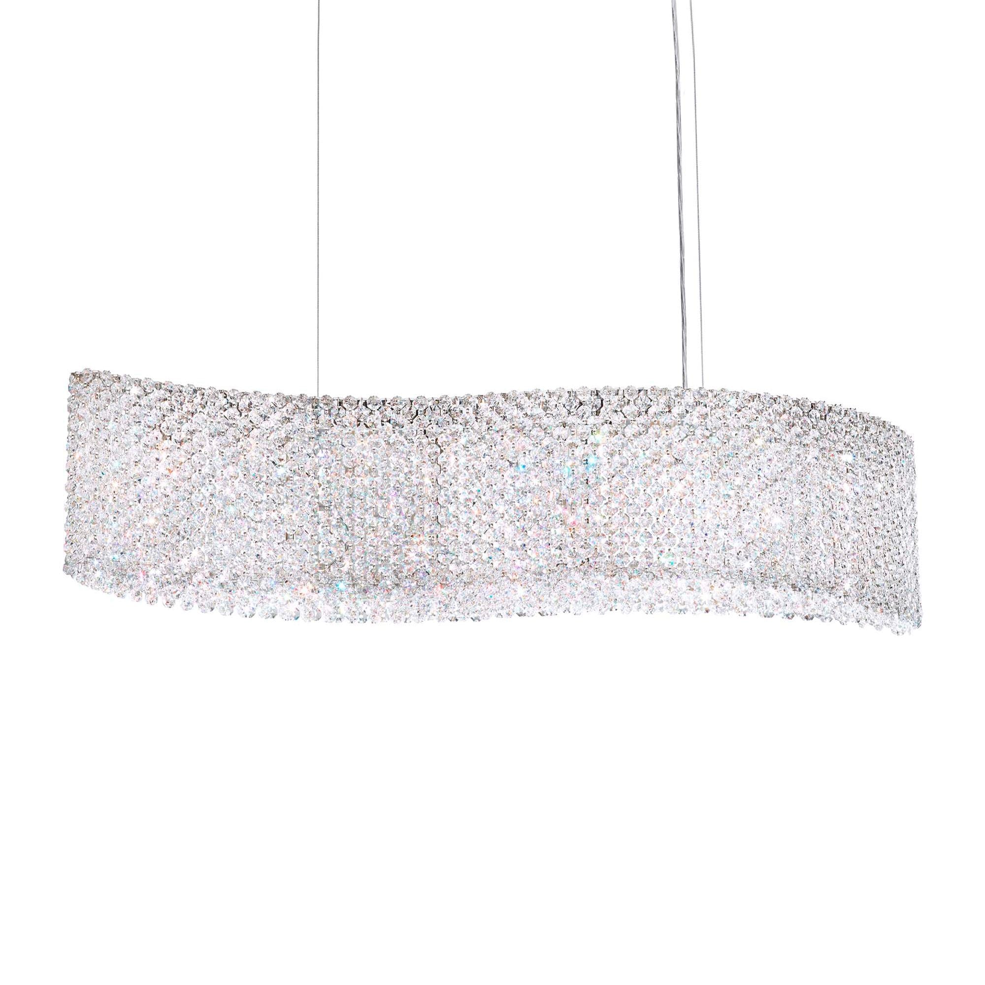Refrax 8"H X 13-Light Crystal Pendant in Polished