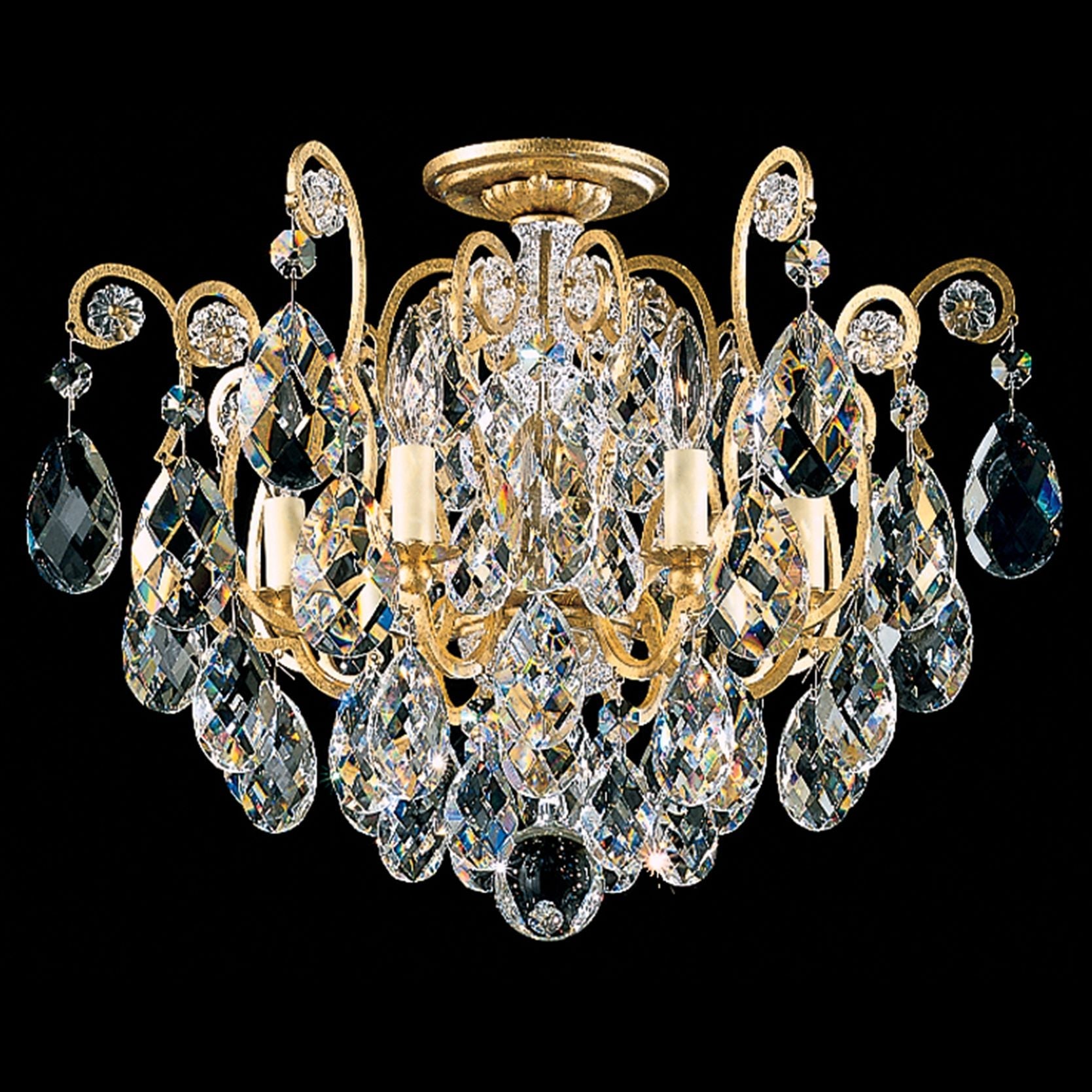 Renaissance 16"H X 6-Light Crystal Chandelier