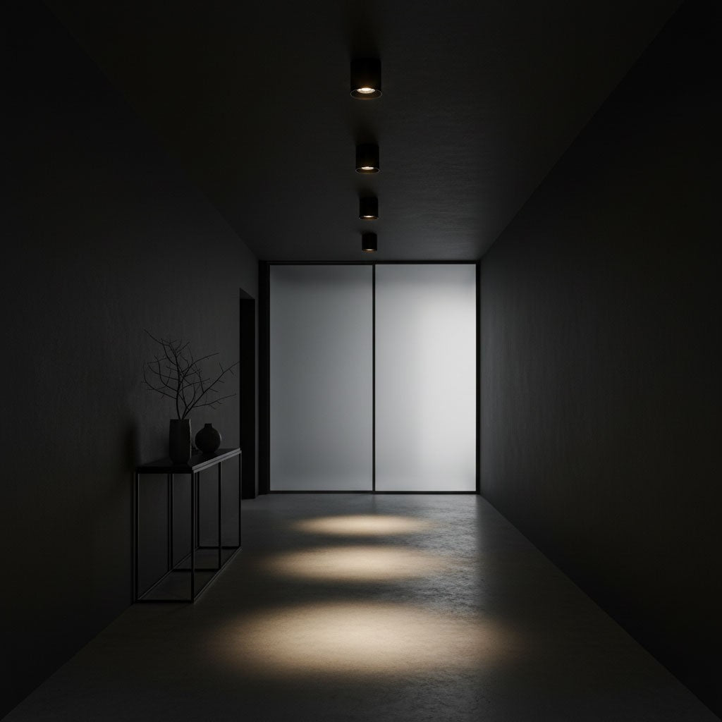 Ridge Edge Flush Ceiling Light