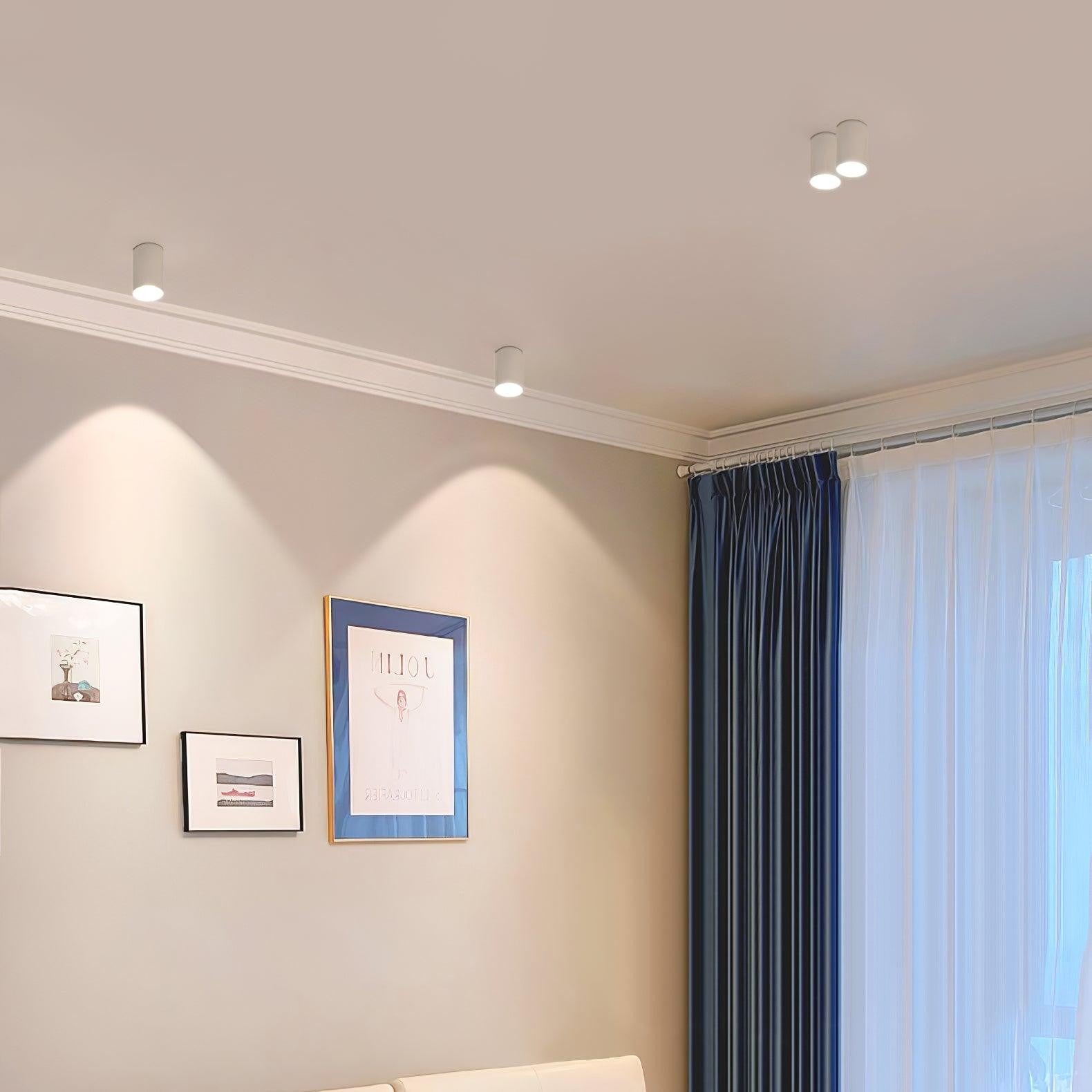 Ridge Edge Flush Ceiling Light