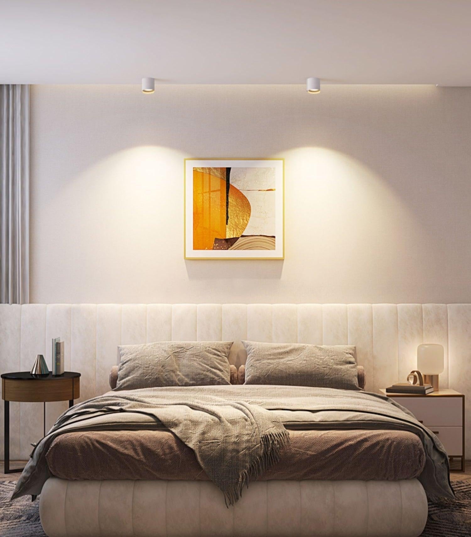 Ridge Edge Flush Ceiling Light