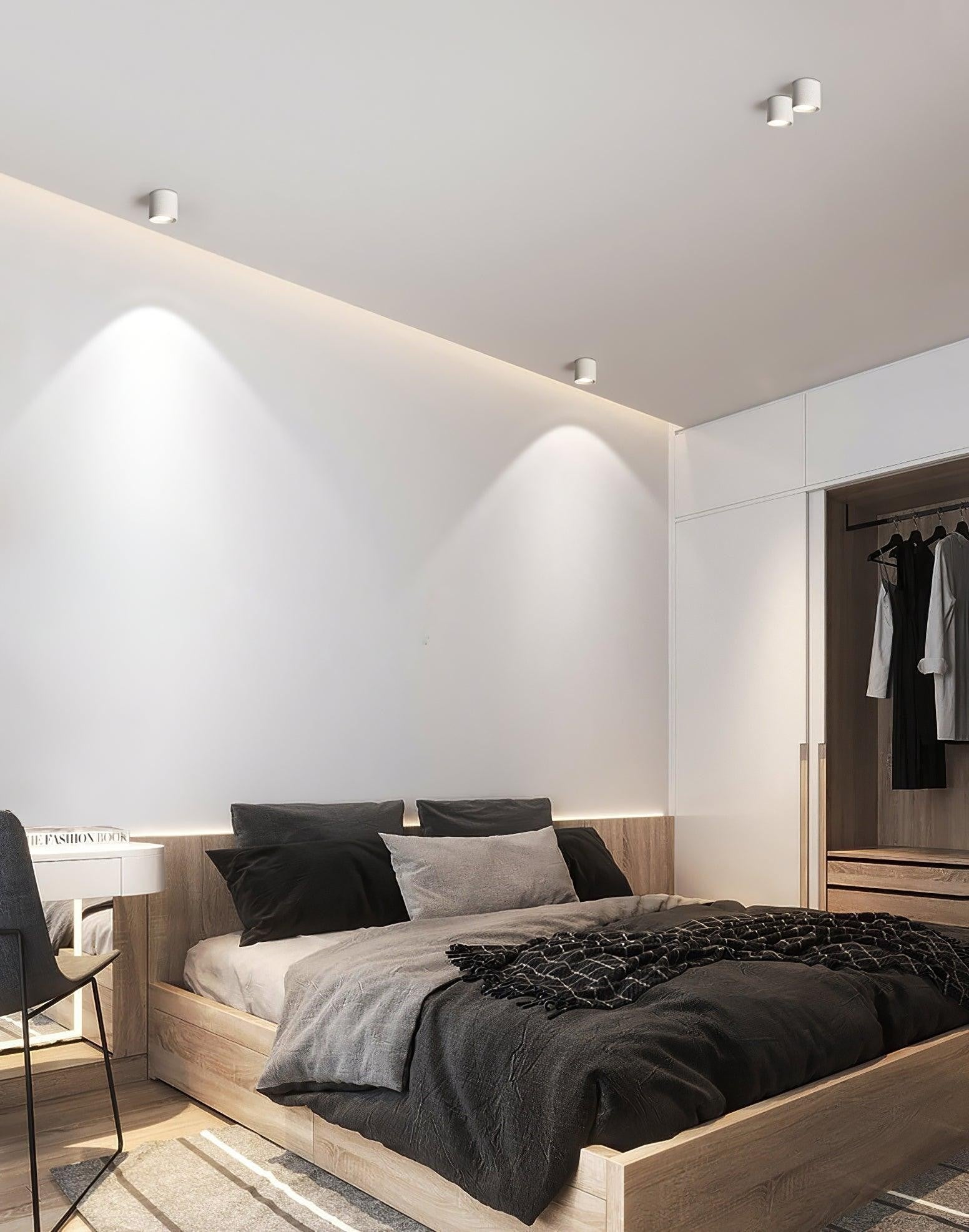 Ridge Edge Flush Ceiling Light