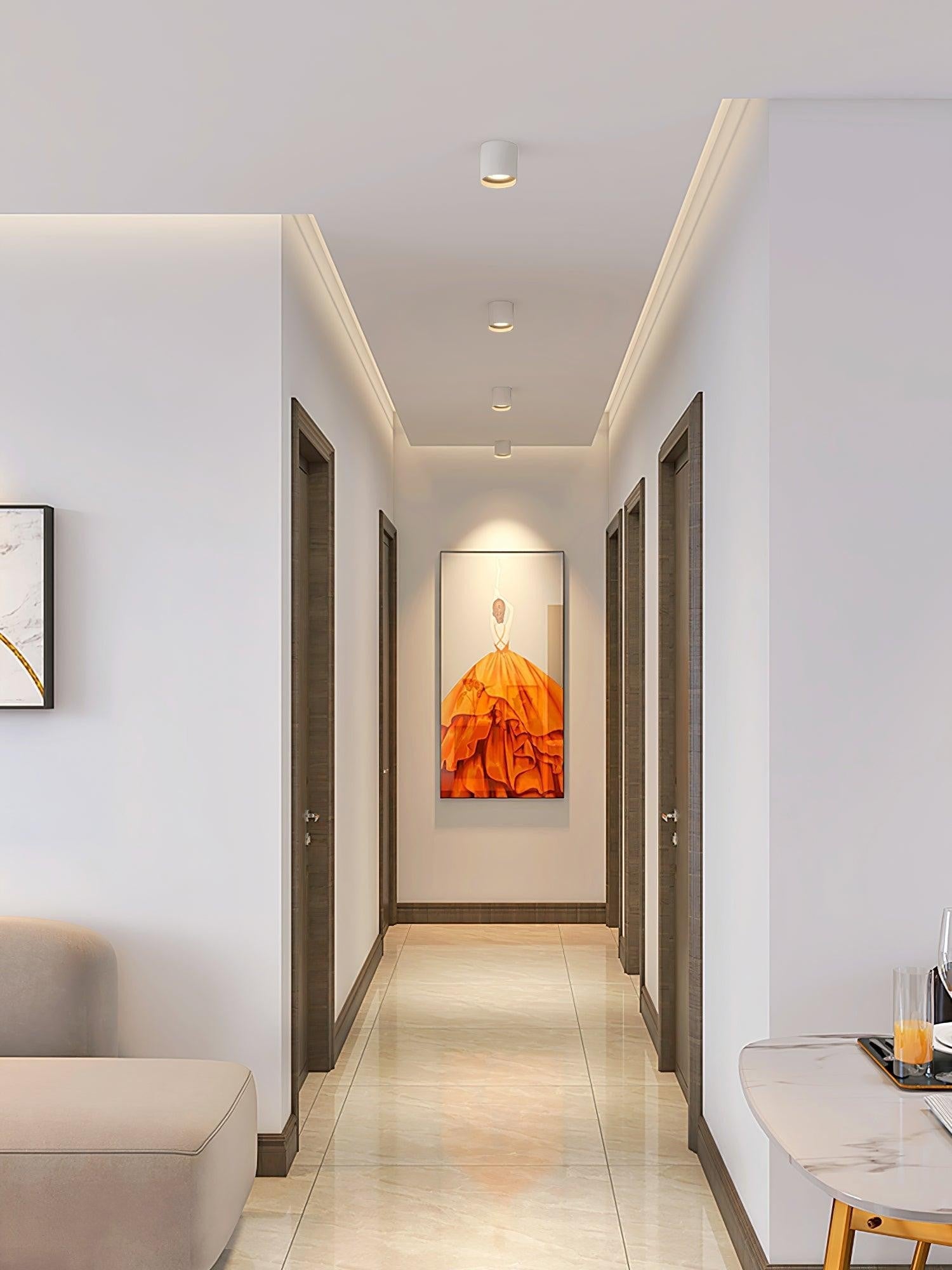 Ridge Edge Flush Ceiling Light