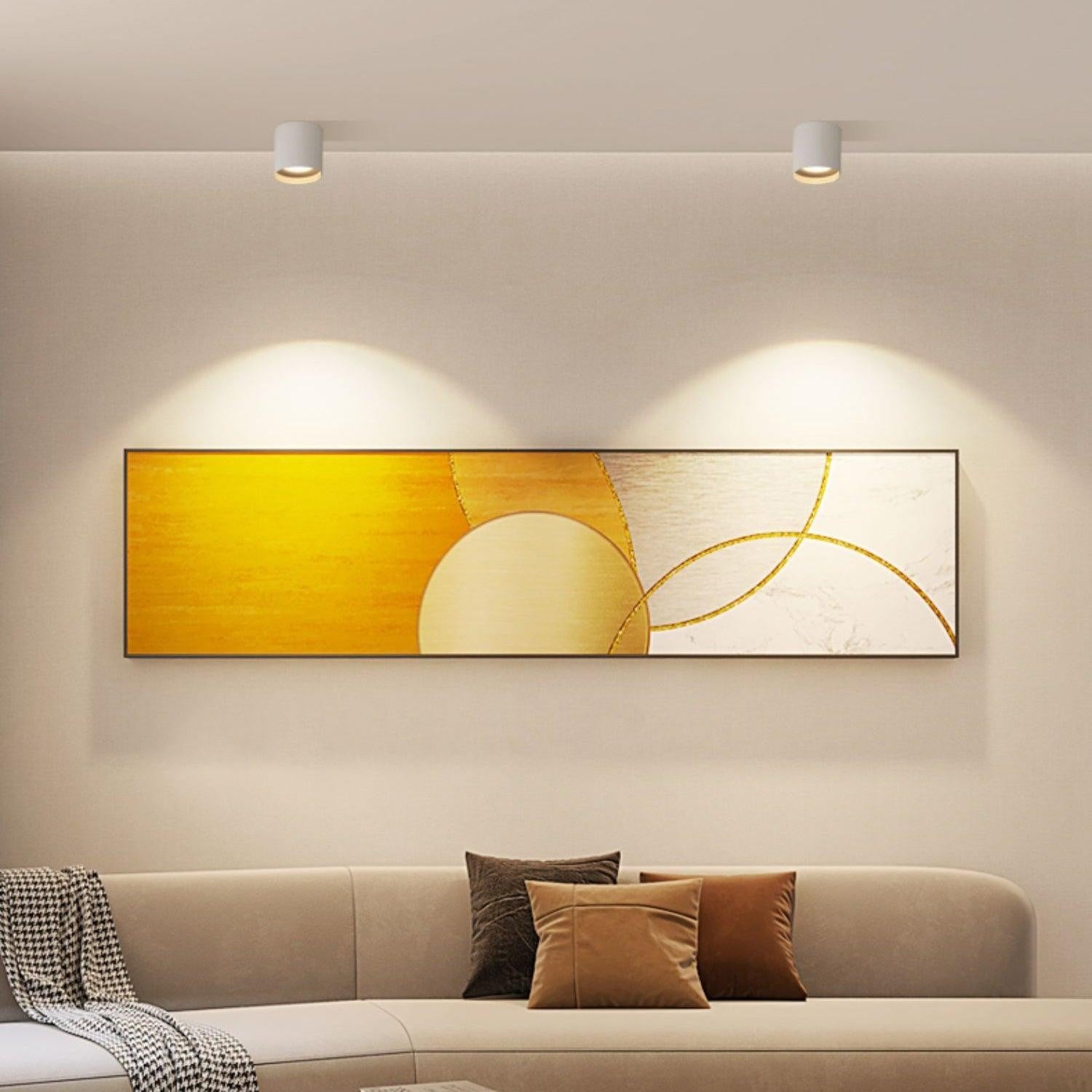 Ridge Edge Flush Ceiling Light