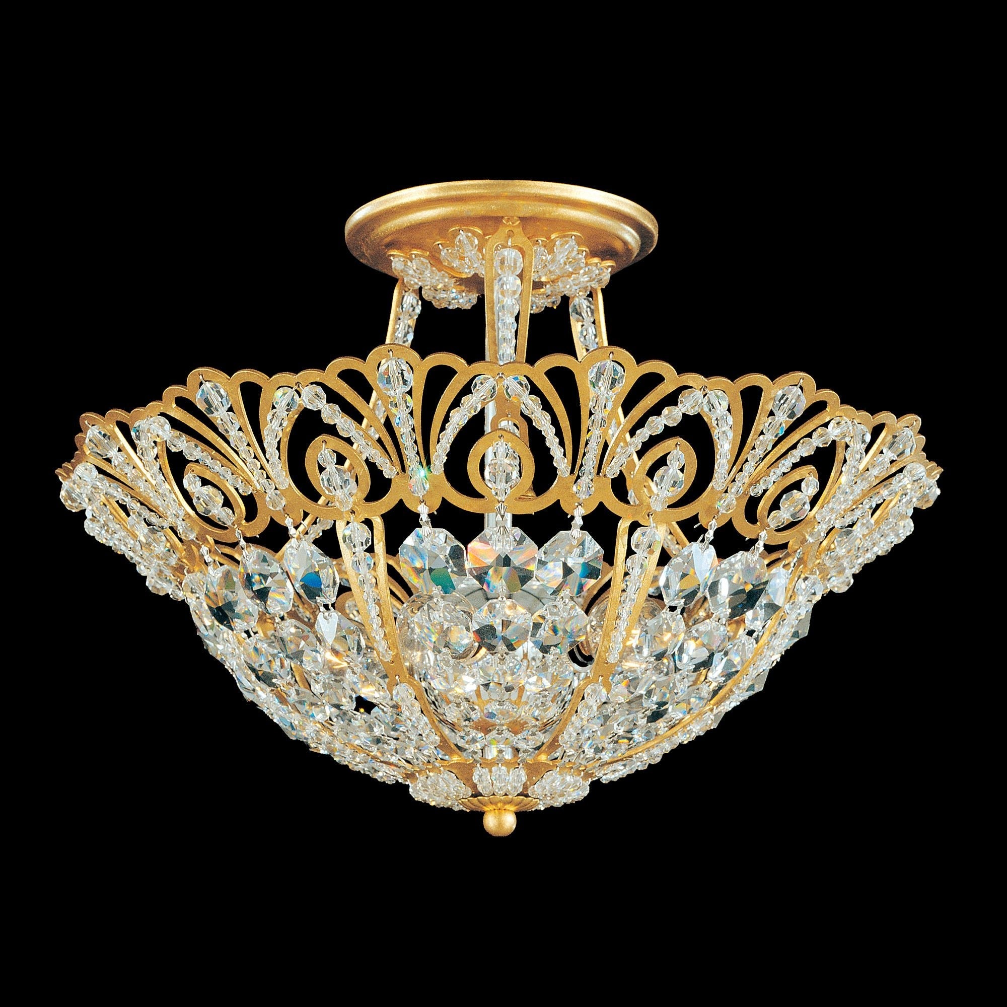 Rivendell 10.5"H X 5-Light Crystal Chandelier