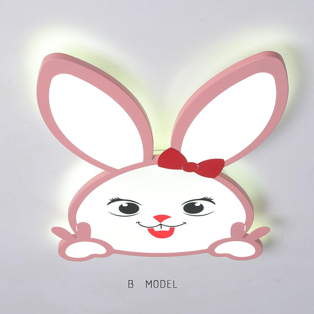 Novelty Bunny LED Flush Mount Ceiling Light for Baby
