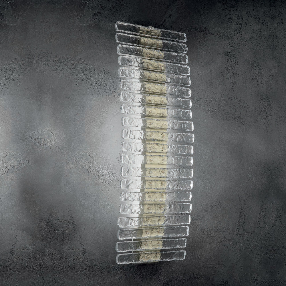 Rock Crystal Inspired Contemporary Led Long