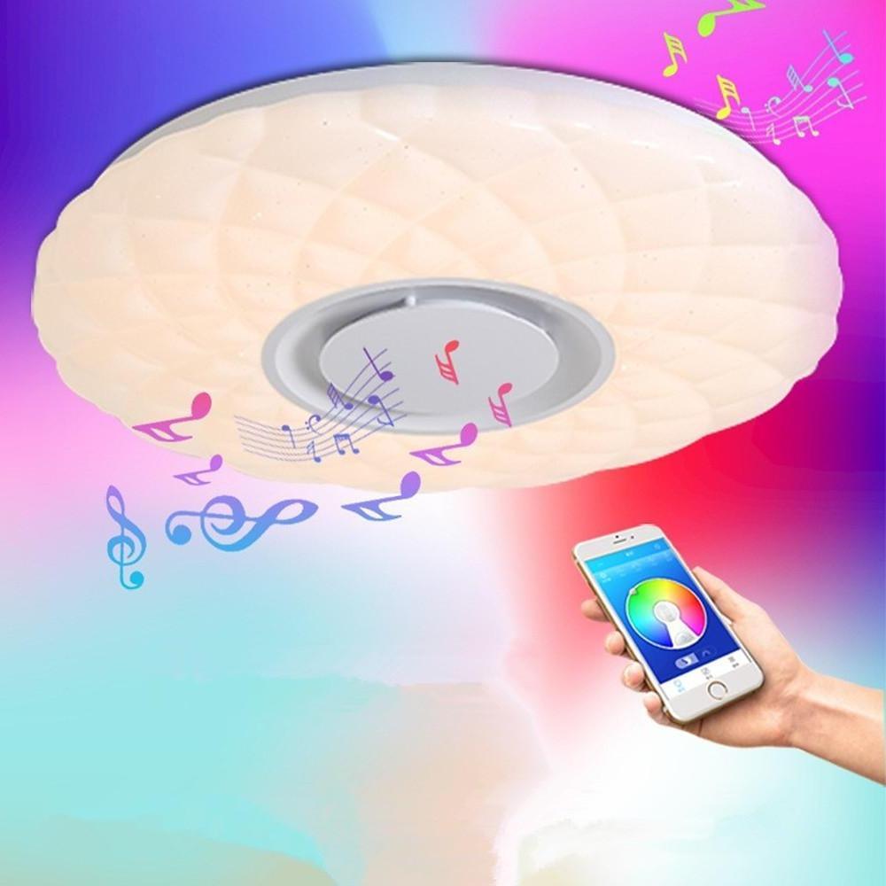 Metal Acrylic Flush Mount Ceiling Light Dimmable Unique