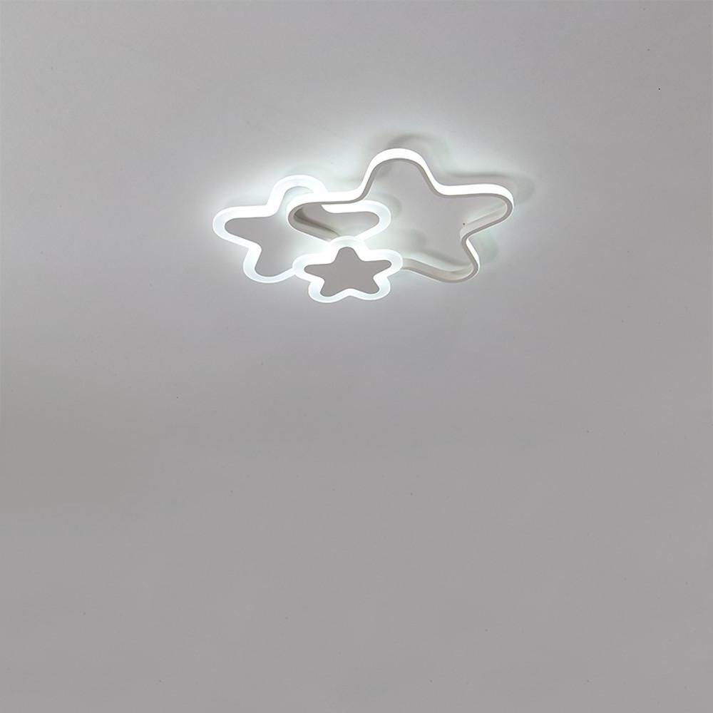 Triple Star Flush Mount Light LED Ceiling Light