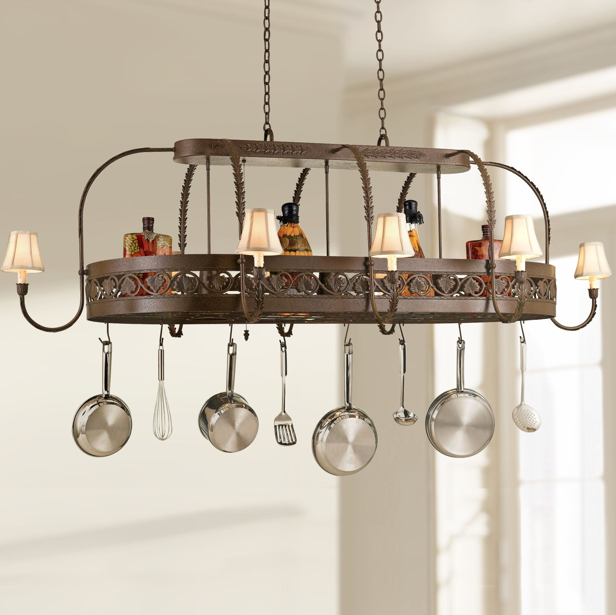 Sandra Lee Leaf 11-Light Tuscany Chandelier