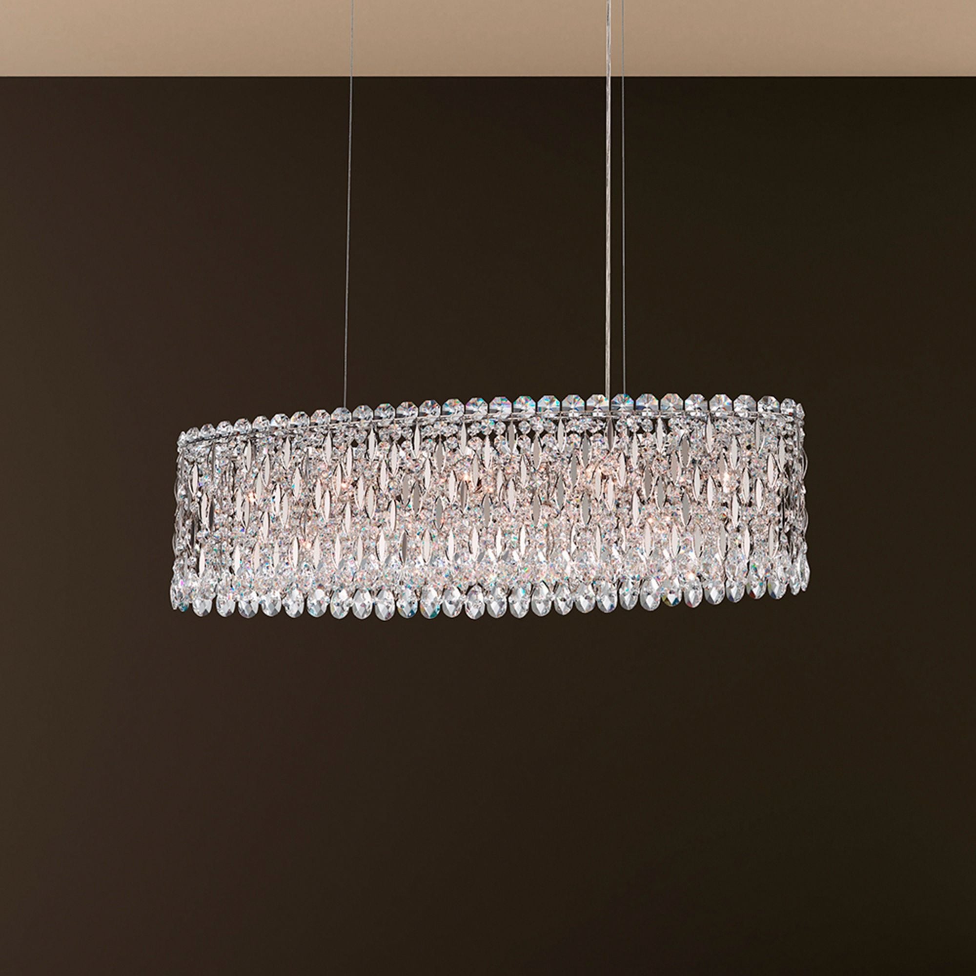 Sarella 10"H X 12-Light Crystal Chandelier