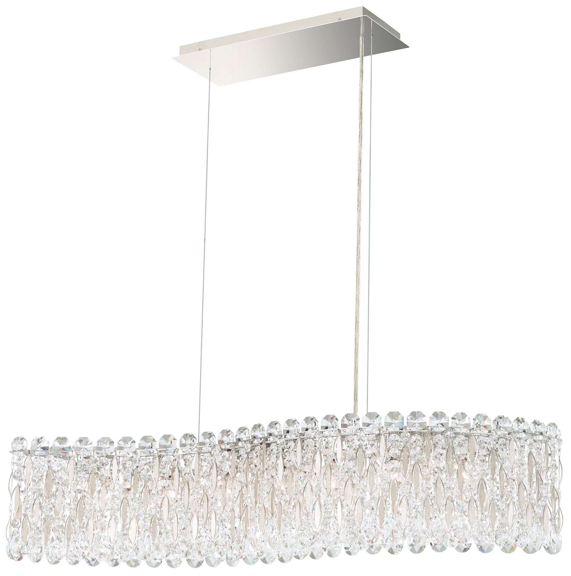 Sarella 8"H X 7-Light Crystal Linear Chandelier