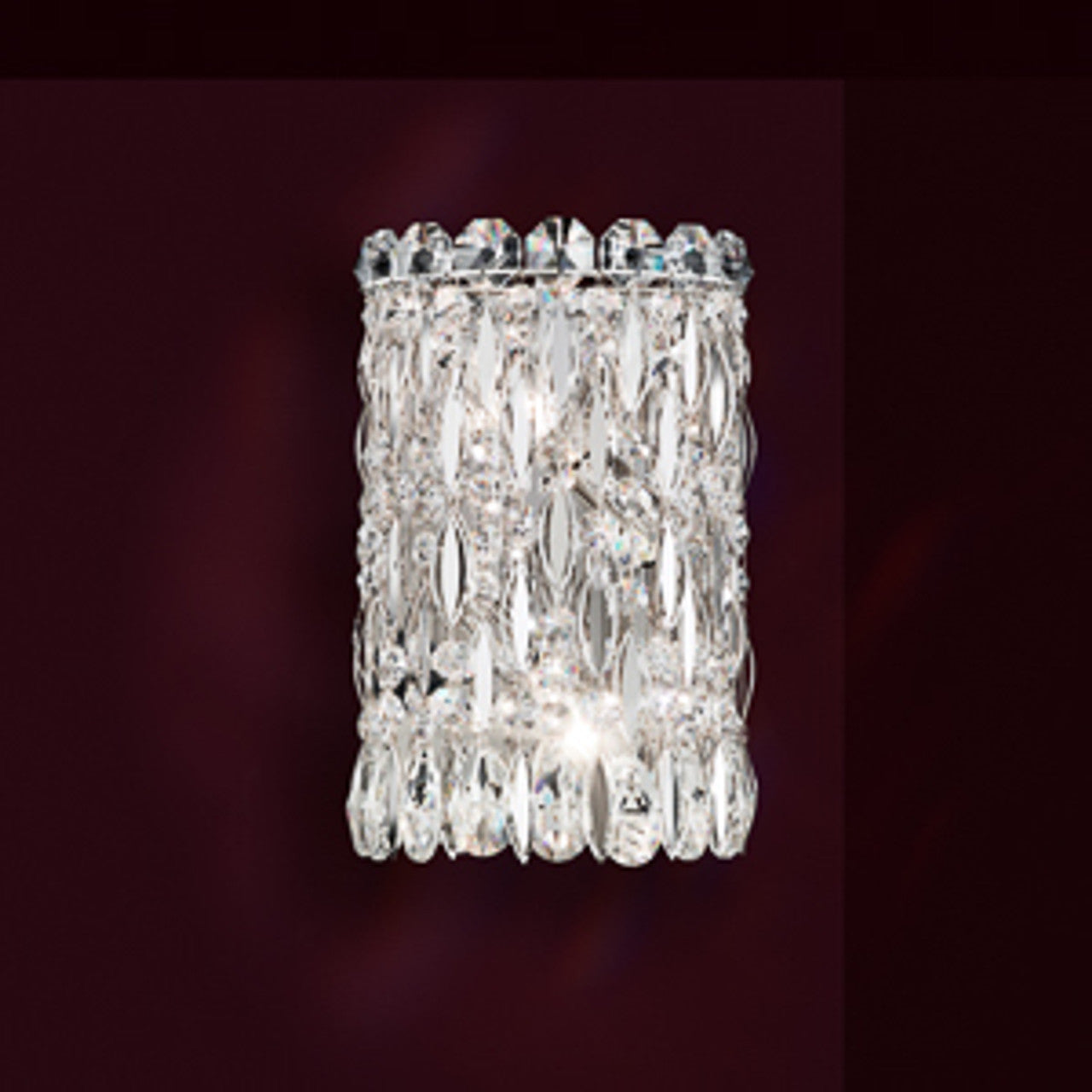 Sarella Wall Light, 2-Light, Heirloom Gold, Clear Crystal, 11"H, Hardwired Wall Sconce, 11"H x 7"W