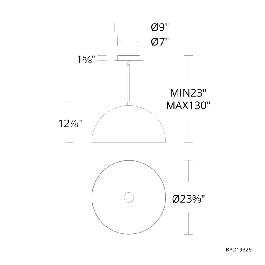 Beyond Stardust 23" Wide LED Pendant