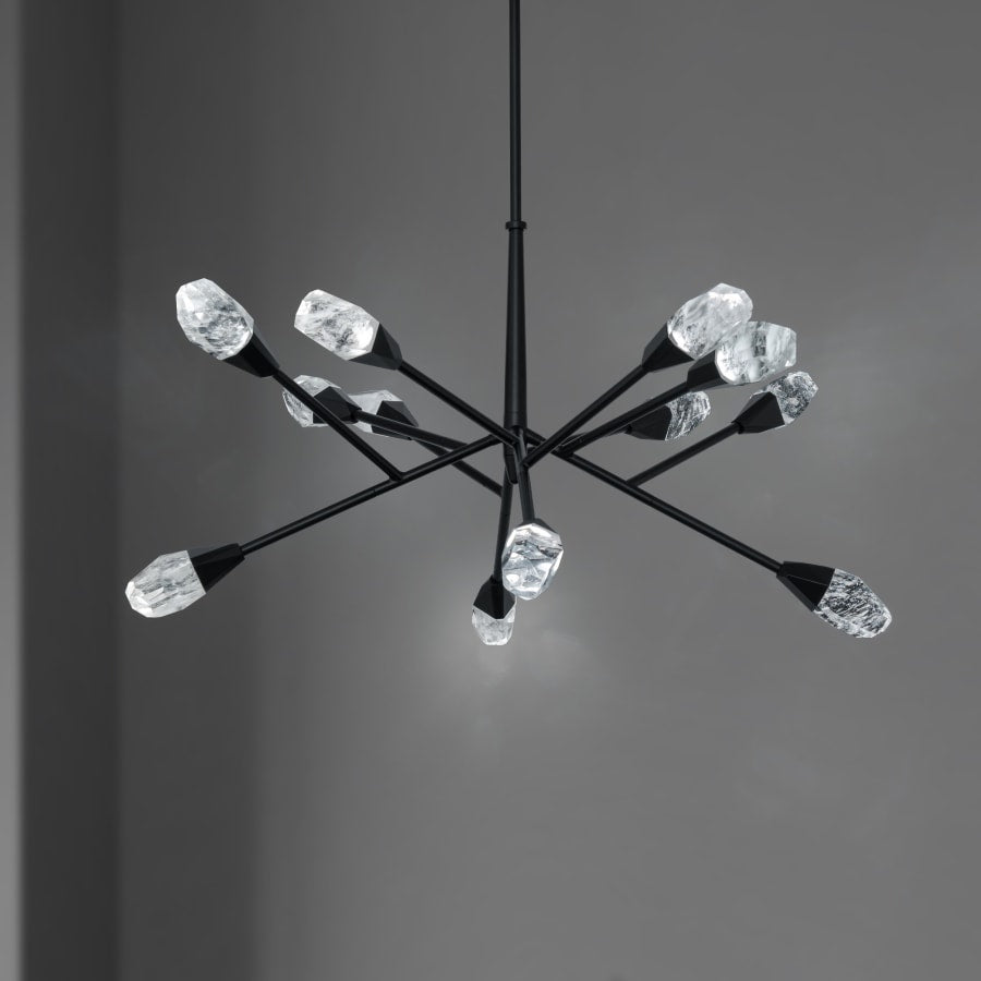 Beyond Synapse 32" Wide LED Crystal Pendant