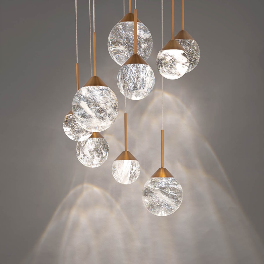 Beyond Quest 17" Wide LED Multi Pendant Light