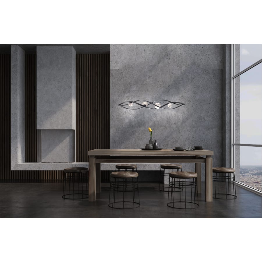 Beyond Slipstream 57" Wide LED Linear Pendant