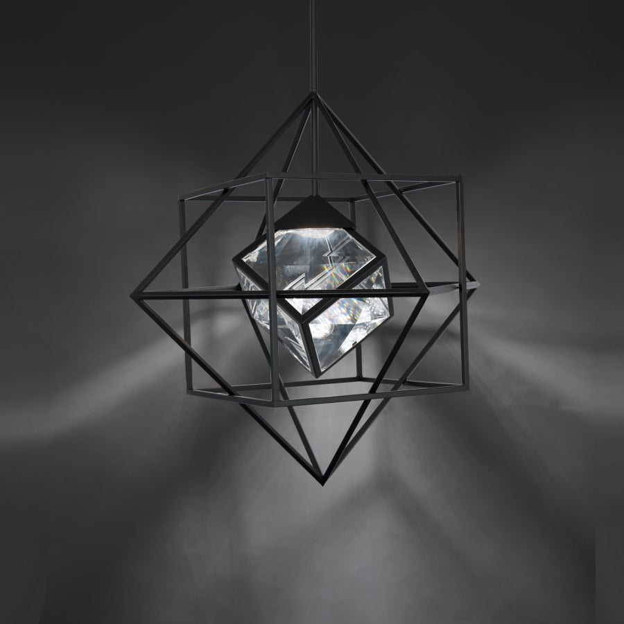 Beyond Heracles 28" Wide LED Crystal Pendant