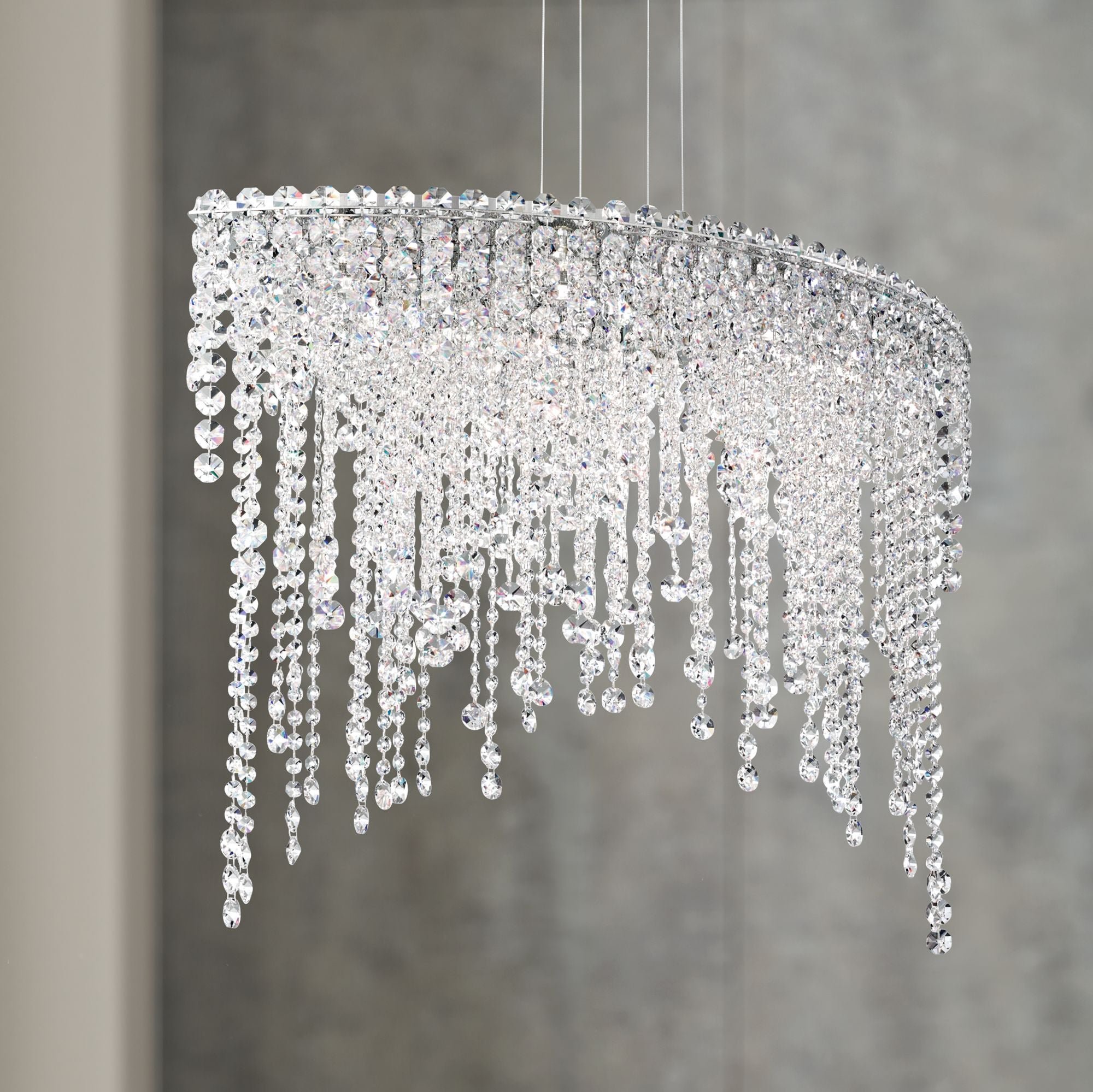 Chantant 33" Wide Large Crystal Chandelier