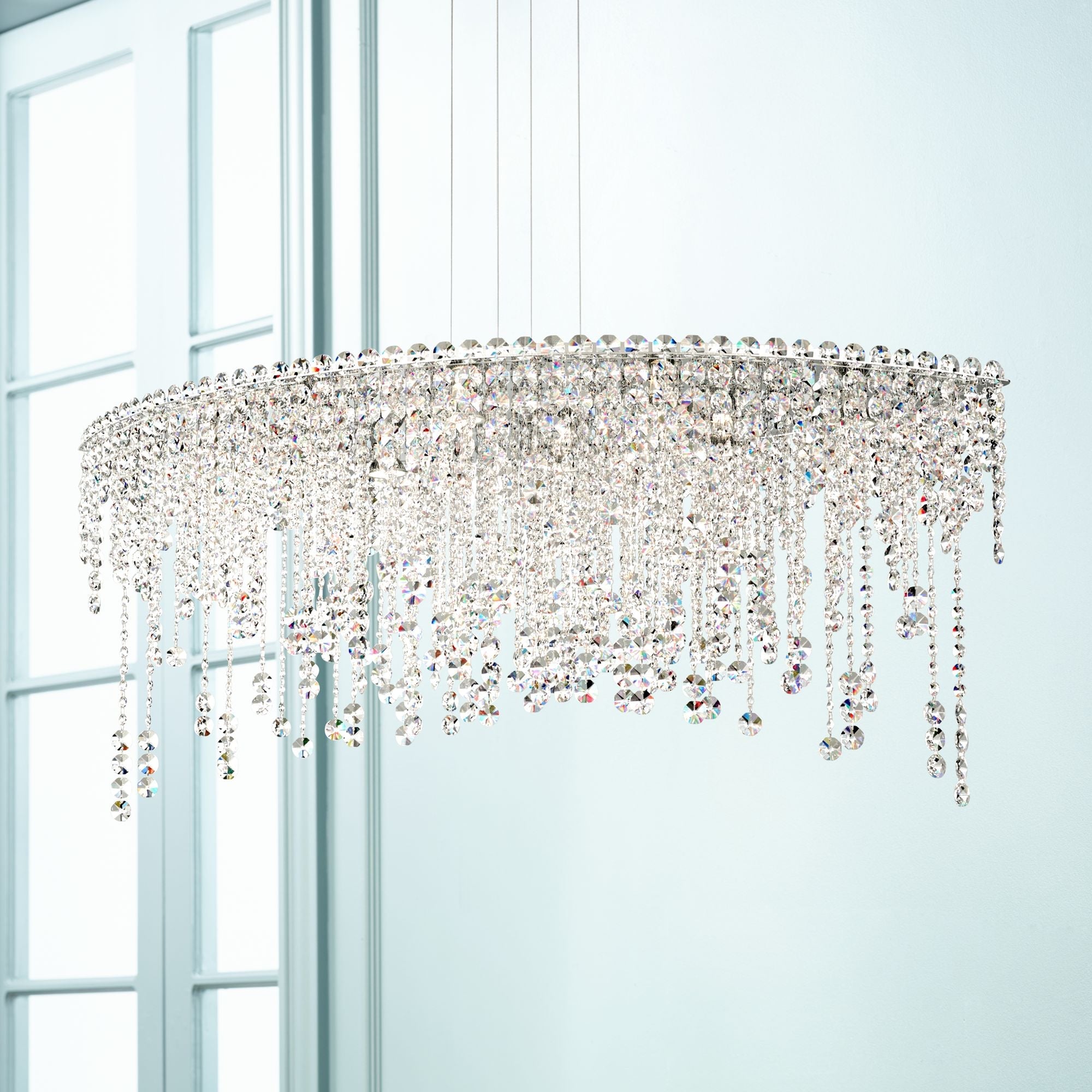 Chantant 43" Wide Crystal Chandelier