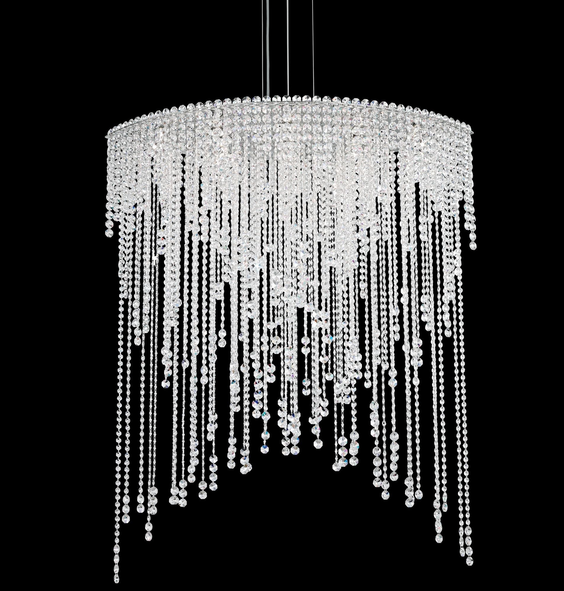 Chantant 43"W Stainless Steel Chandelier