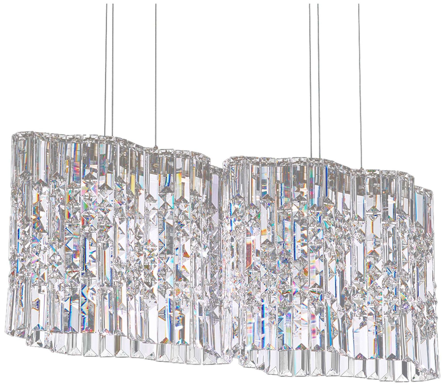 Selene 11"H X 4-Light Crystal Chandelier