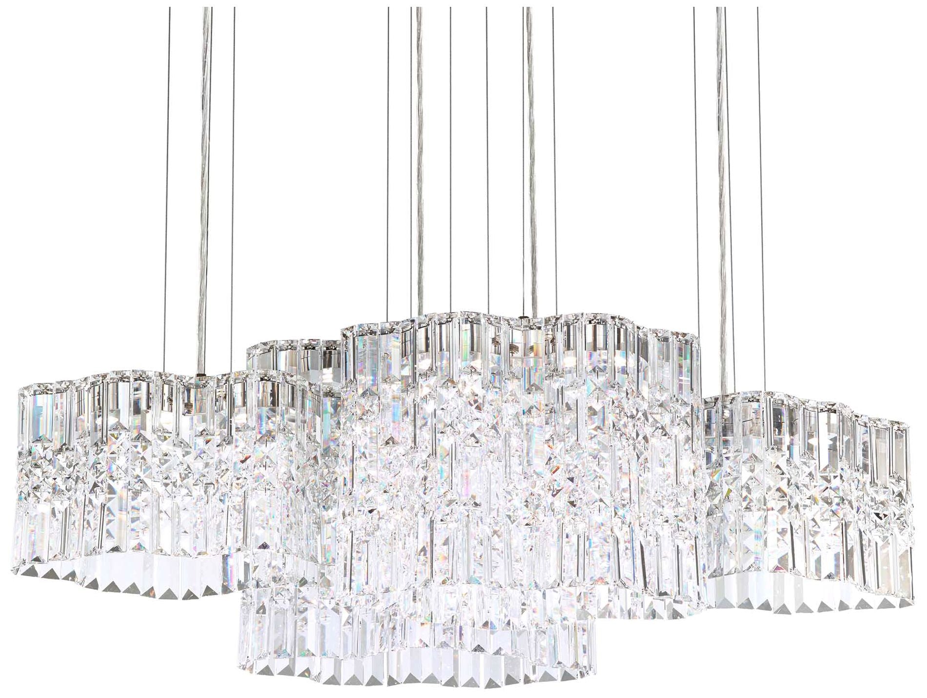Selene 13.5"H X 8-Light Crystal Chandelier