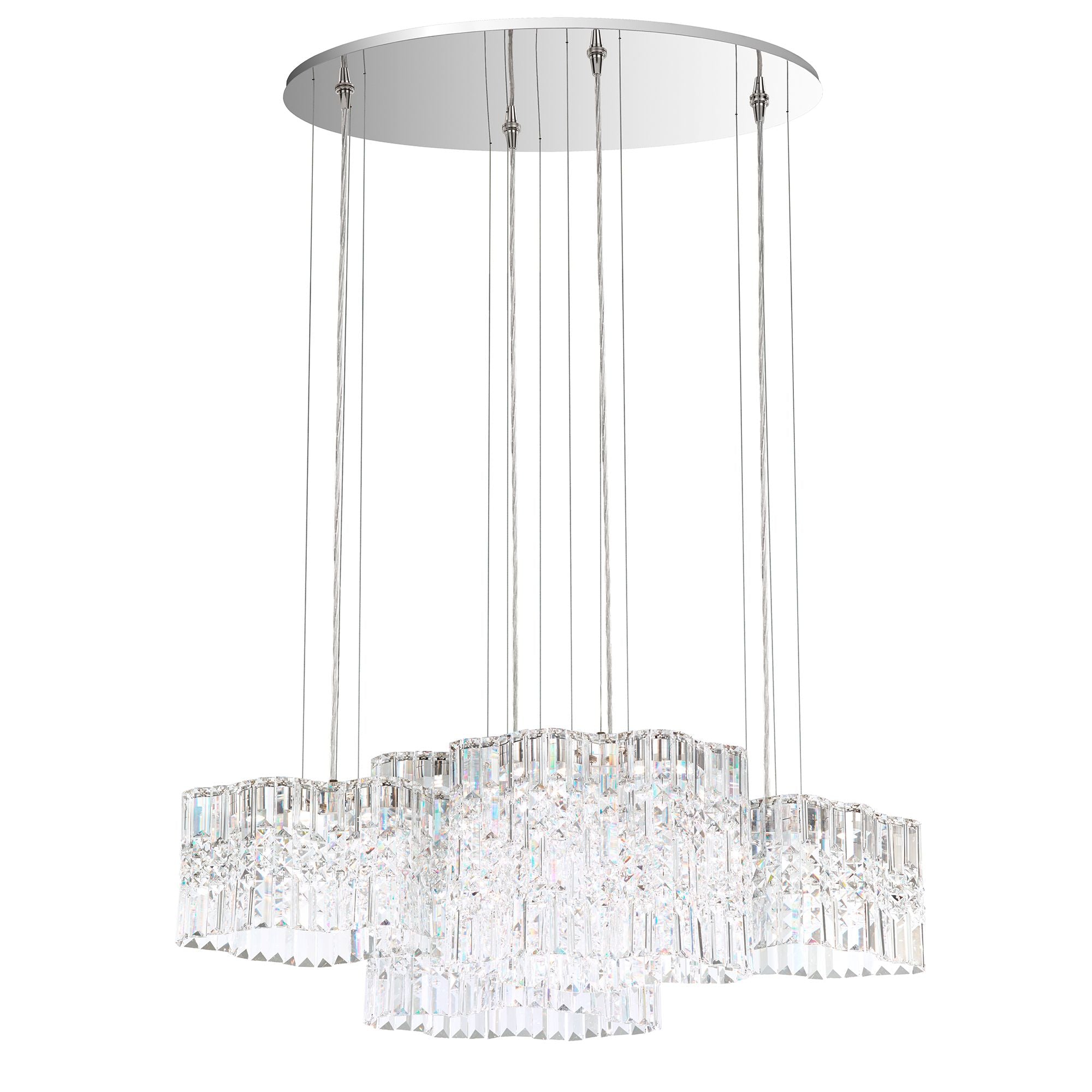 Selene 13.5"H X 8-Light Crystal Pendant
