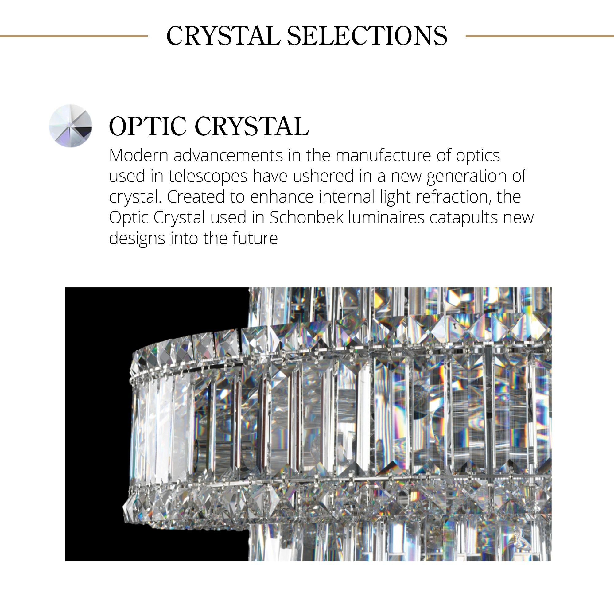 Selene 13.5"H X 8-Light Crystal Pendant