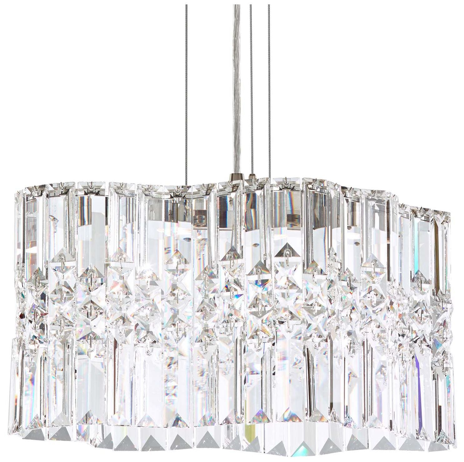 Selene 7.5"H X 2-Light Crystal Chandelier