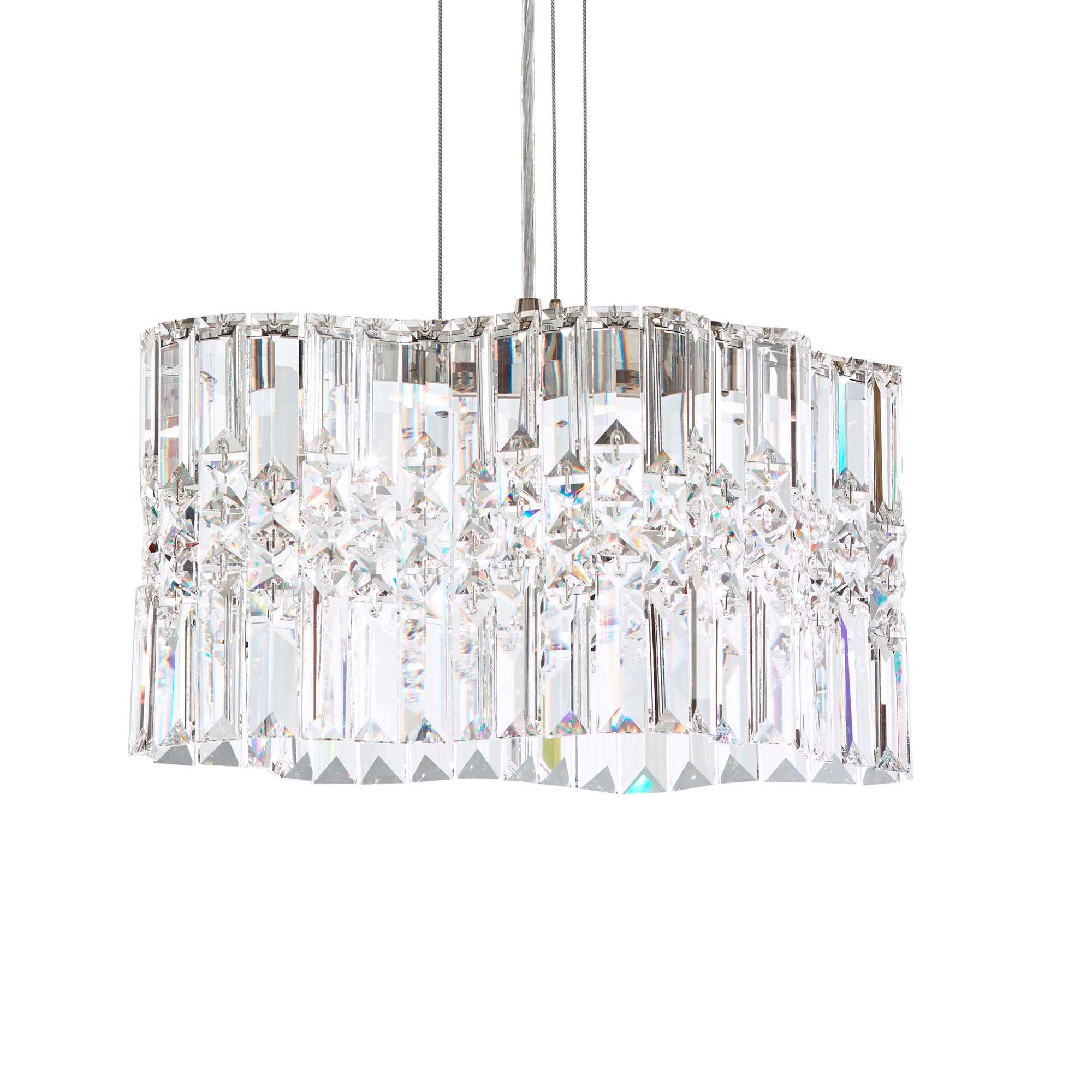 Selene 7.5"H X 2-Light Crystal Pendant